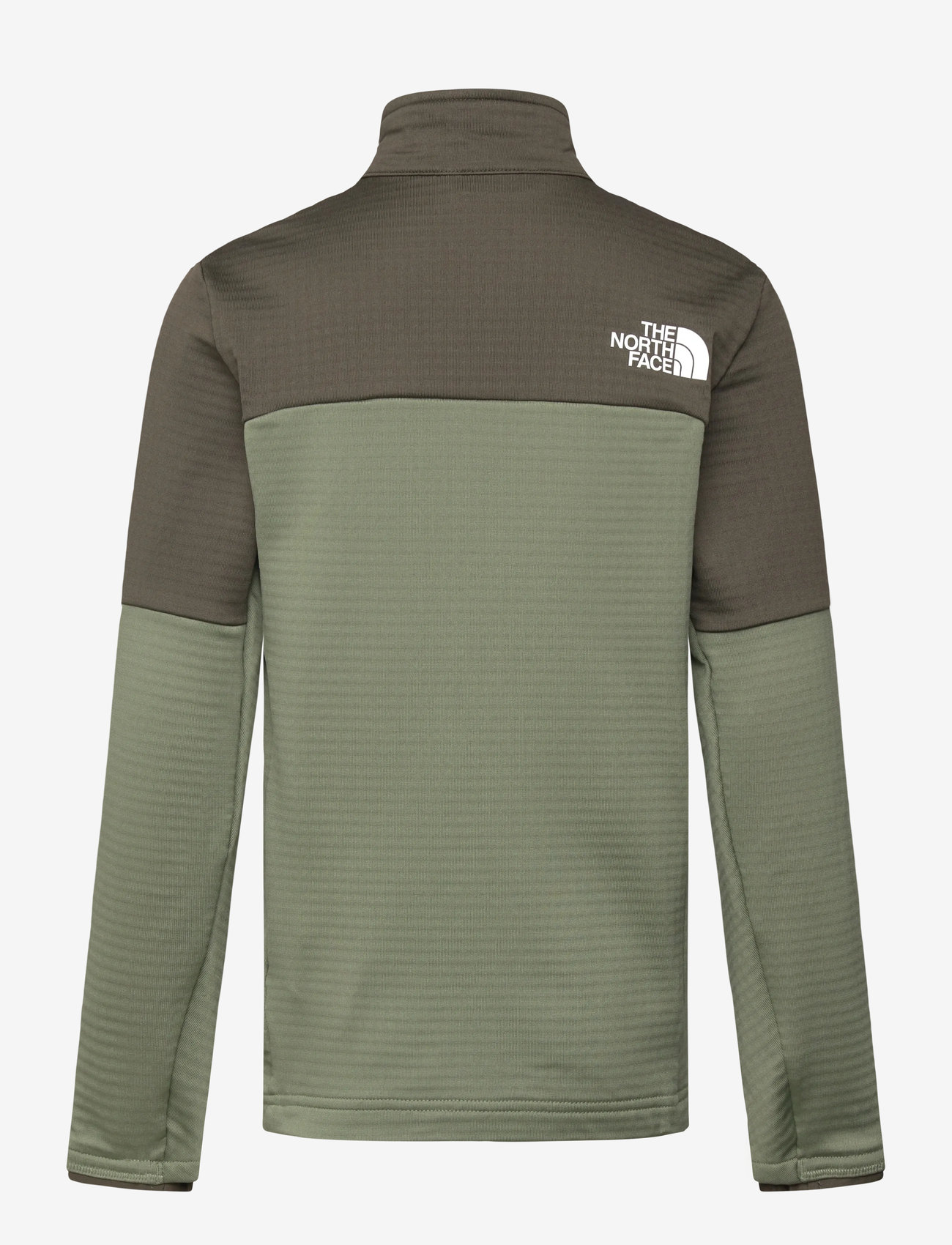 The North Face - TEEN HIKE MIDLAYER FZ - ytterkläder - bark mist/new taupe gre - 2