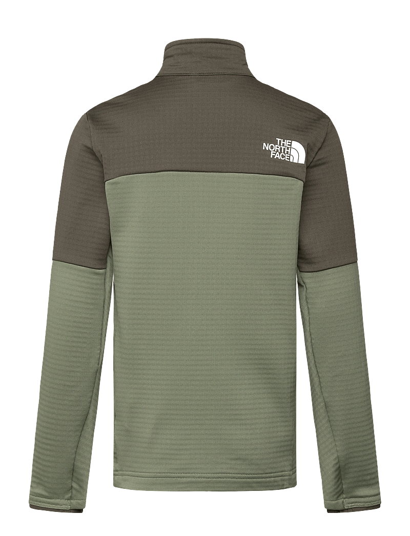 The North Face - TEEN HIKE MIDLAYER FZ - ytterkläder - bark mist/new taupe gre - 2