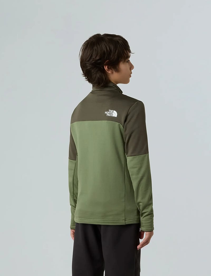 The North Face - TEEN HIKE MIDLAYER FZ - ytterkläder - bark mist/new taupe gre - 4