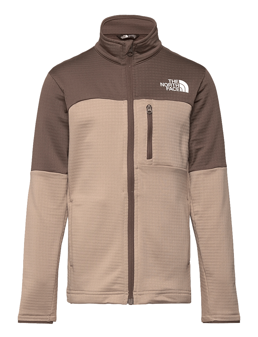 The North Face - TEEN HIKE MIDLAYER FZ - mushroom grey/smokey br - 1