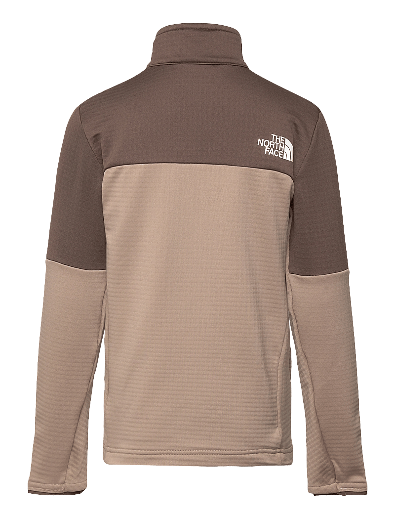 The North Face - TEEN HIKE MIDLAYER FZ - ytterkläder - mushroom grey/smokey br - 2