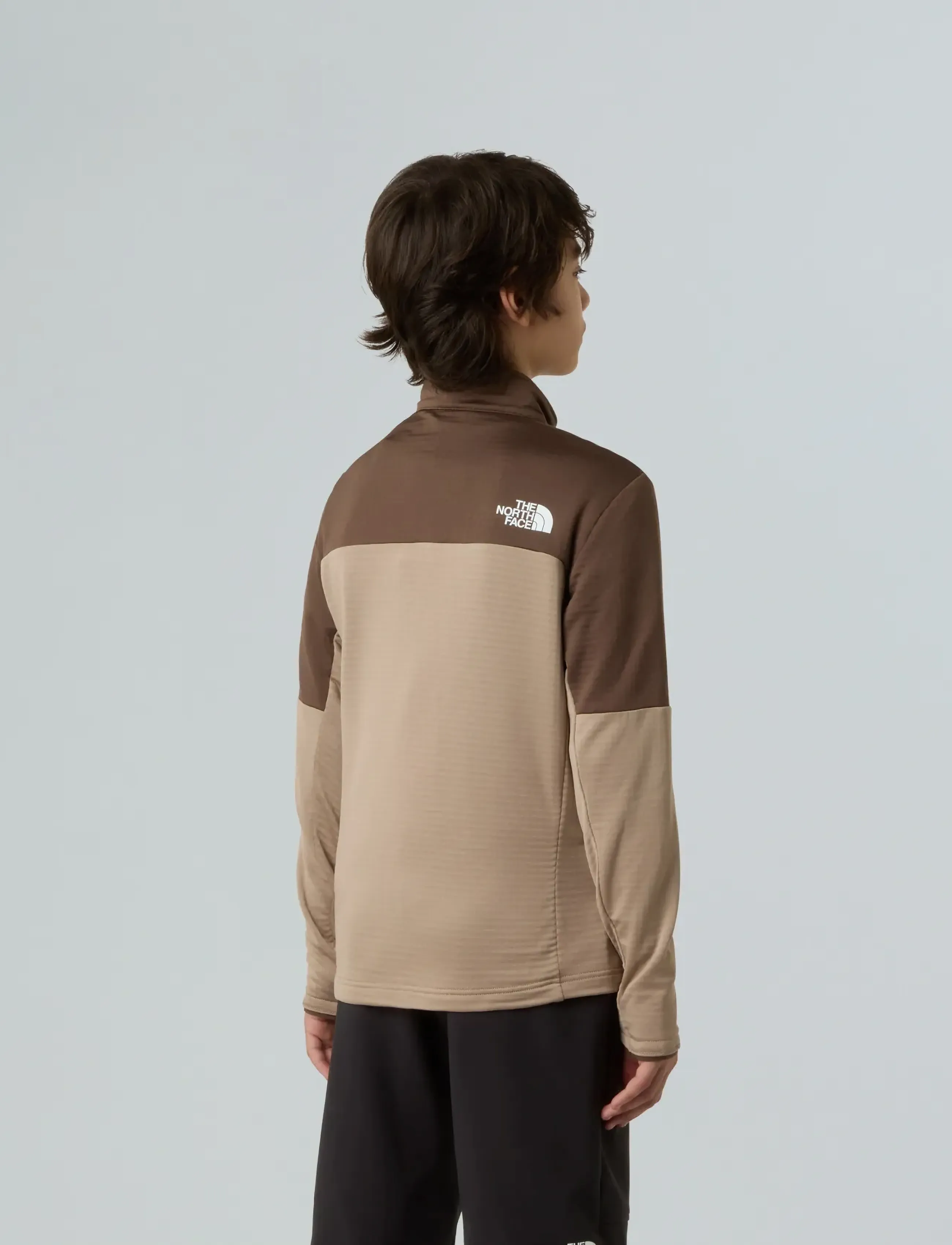 The North Face - TEEN HIKE MIDLAYER FZ - mushroom grey/smokey br - 4