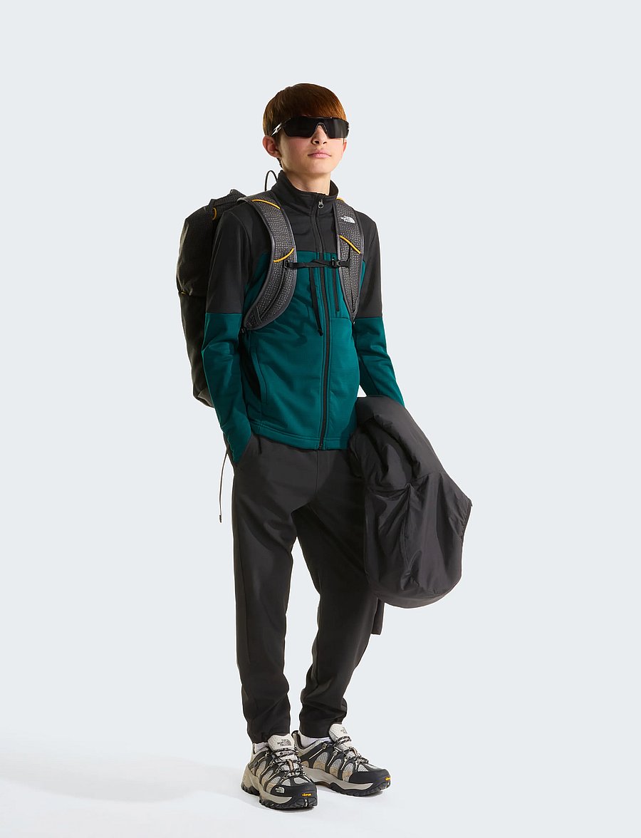 The North Face - TEEN HIKE MIDLAYER FZ - outdoor - pacific teal/tnf black - 3