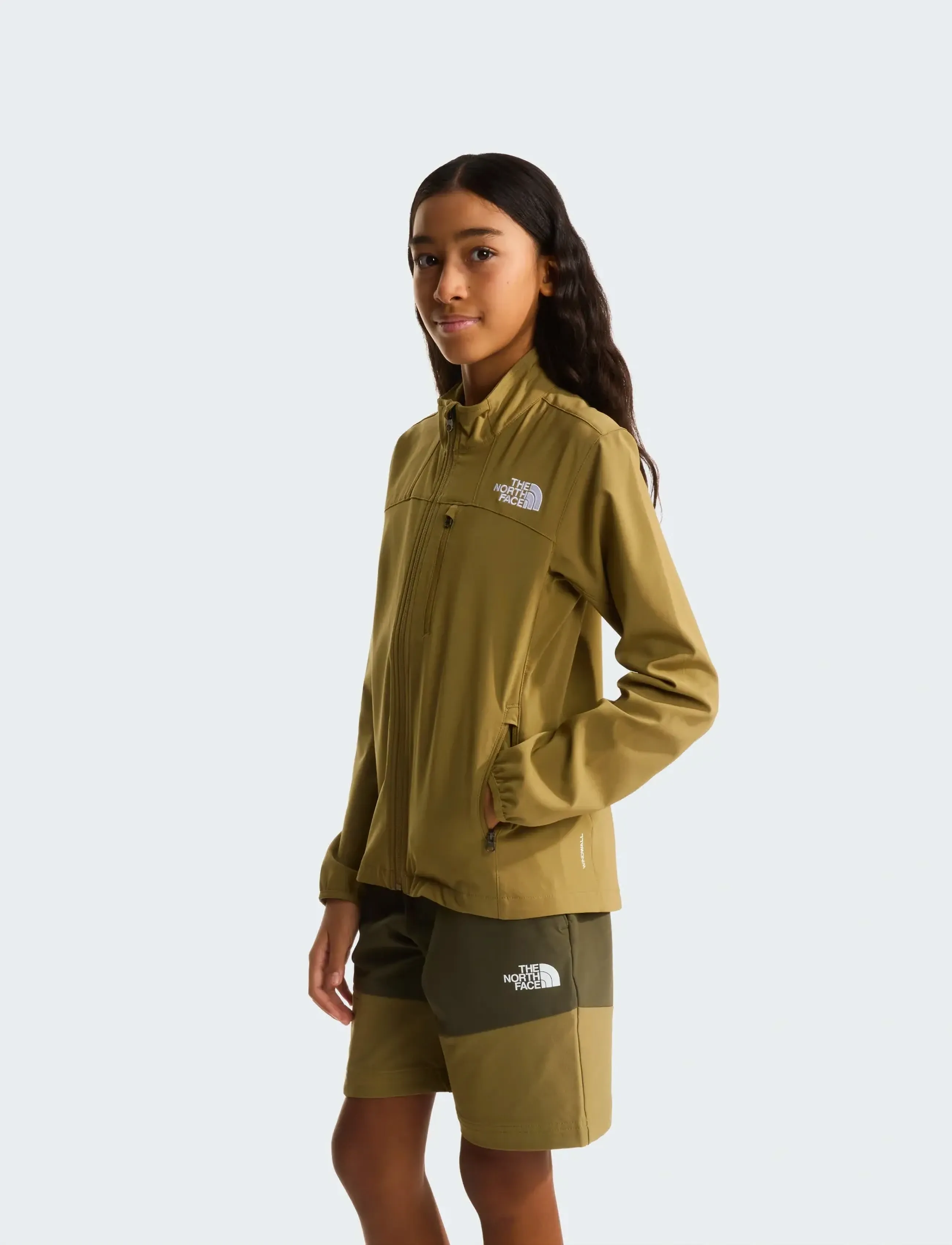 The North Face Teen Nimble Jacket, S, Beige, Softshells > Softshell-Jakker, Børn