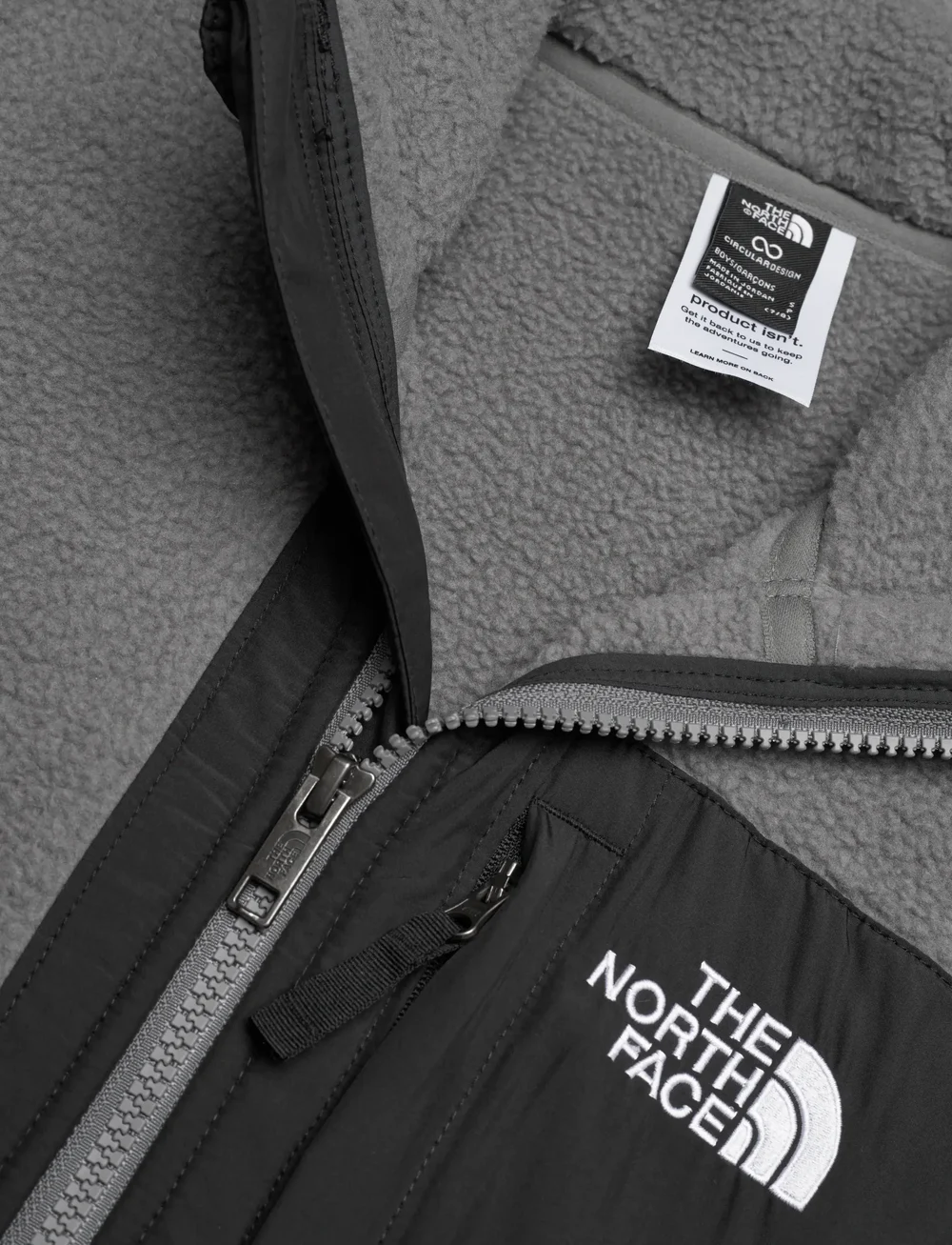 The North Face - B YUMIORI FULL ZIP JACKET - isolierte jacken - smoked pearl/tnf black - 2