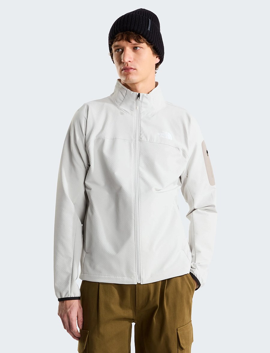 The North Face - M TEK APPROACH JACKET - fleece & midlayer - cumulus cloud/stone sla - 0