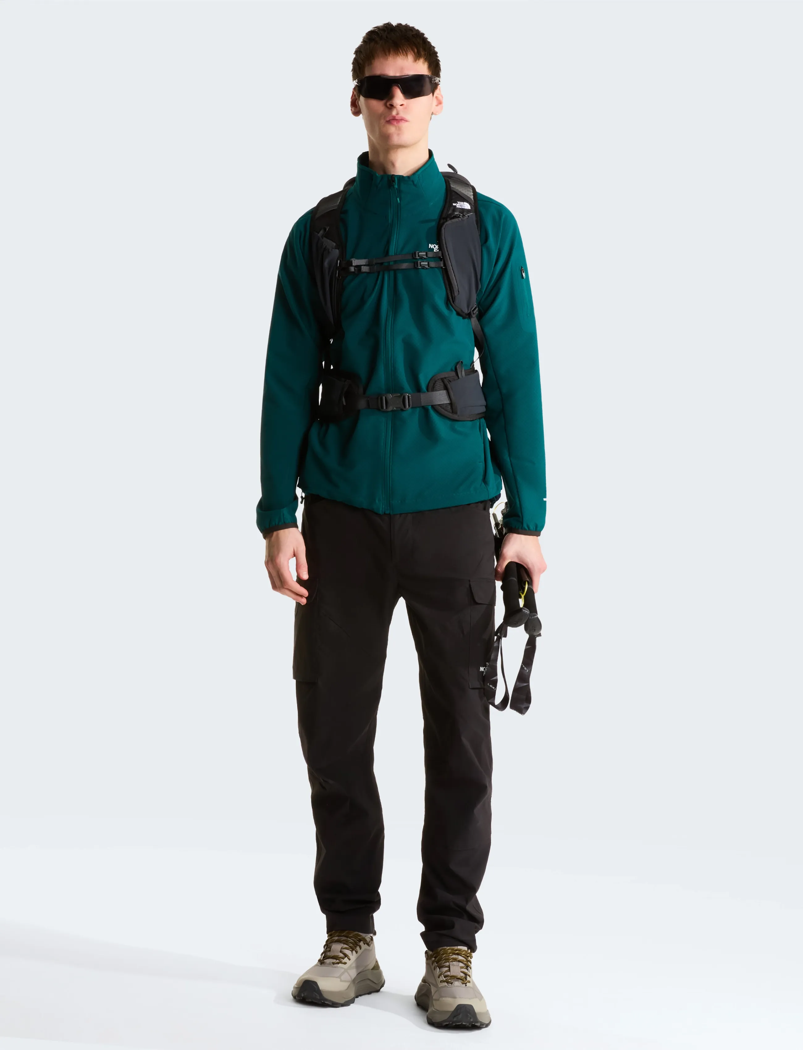 The North Face - M TEK APPROACH JACKET - fleece & midlayer - pacific teal - 3