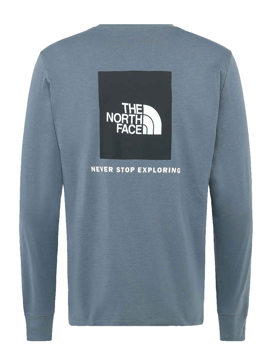 The North Face - M EVOLUTION BOX NSE REGULAR LONG SLEEVE - longsleeved tops - granite grey - 2