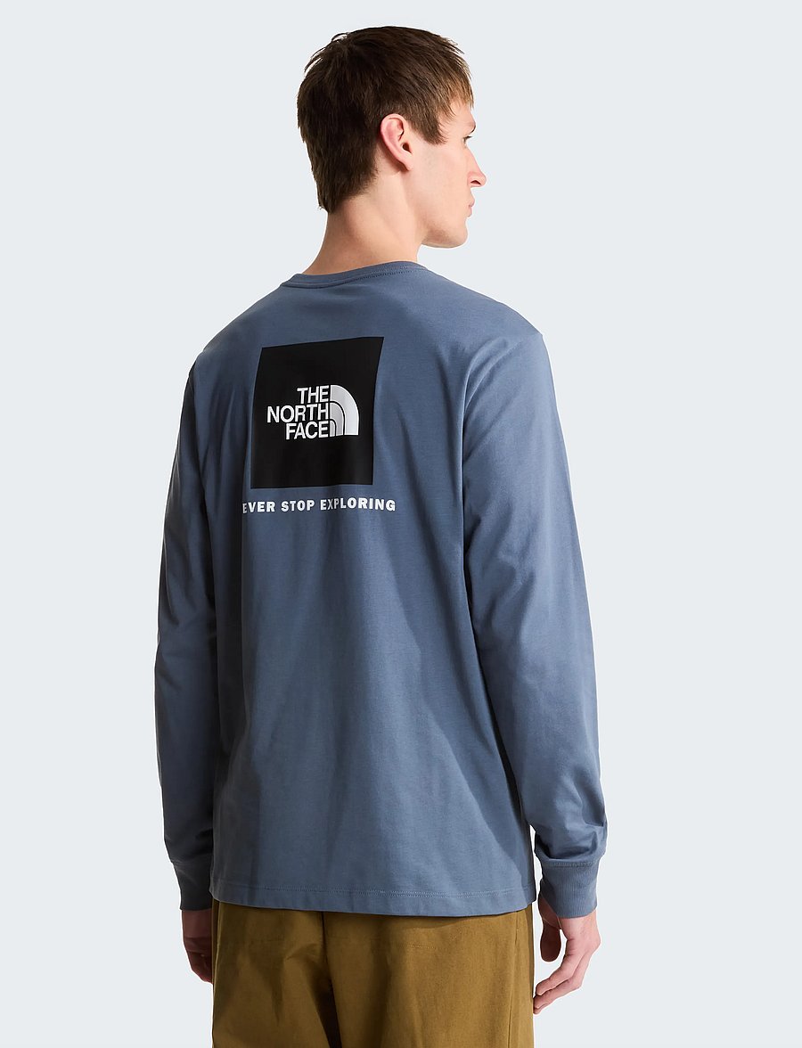 The North Face - M EVOLUTION BOX NSE REGULAR LONG SLEEVE - longsleeved tops - granite grey - 0