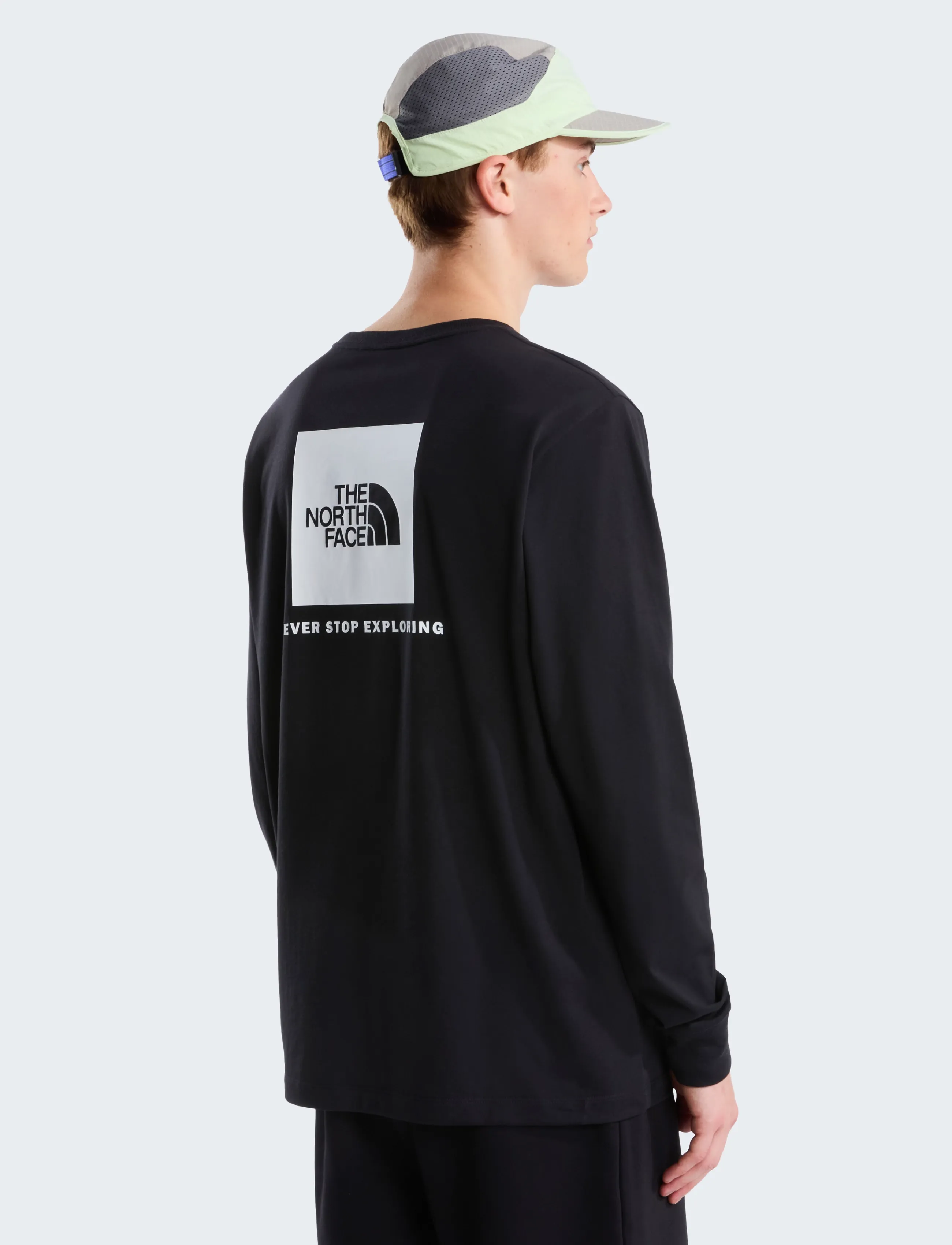 The North Face M Evolution Box Nse Regular Long Sleeve, L, Black, Sport Overdele > Sport Long Sleeved Overdele, Herre