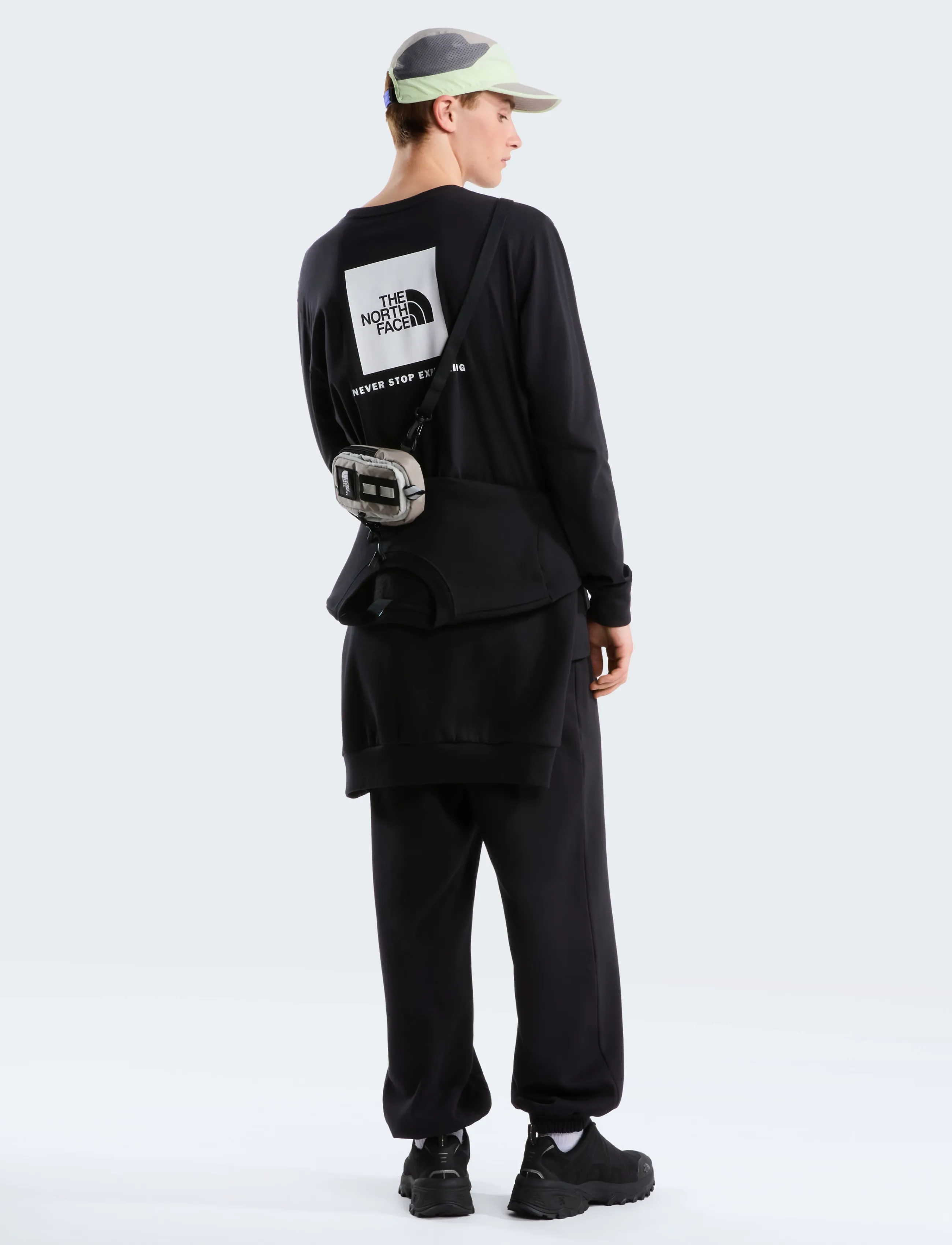 The North Face - M EVOLUTION BOX NSE REGULAR LONG SLEEVE - pikkade varrukatega alussärgid - tnf black - 4