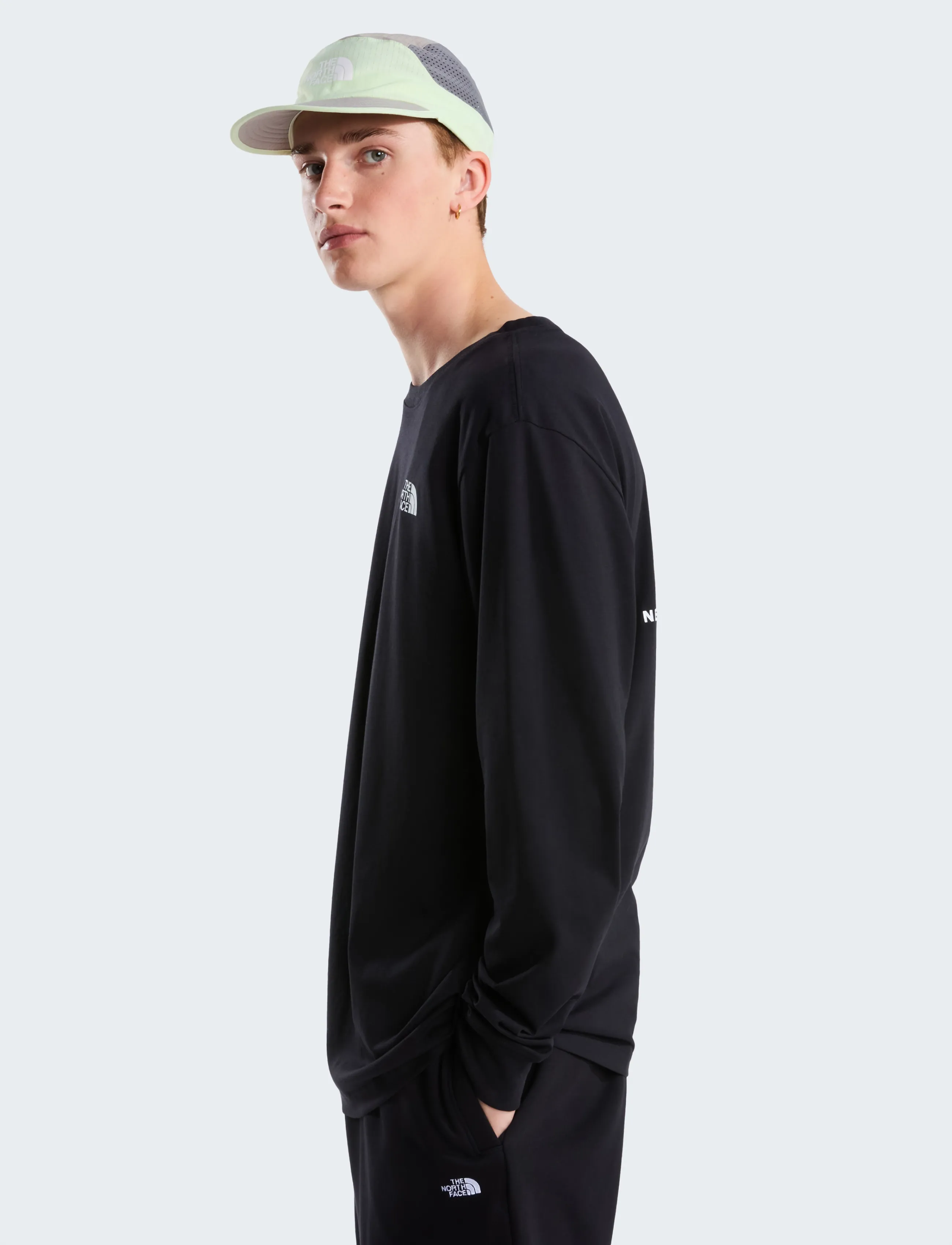 The North Face - M EVOLUTION BOX NSE REGULAR LONG SLEEVE - pikkade varrukatega alussärgid - tnf black - 5