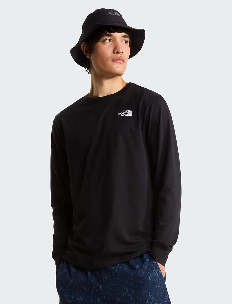 The North Face - M EVOLUTION BOX NSE REGULAR LONG SLEEVE - toppe & t-shirts - tnf black/tnf white - 3