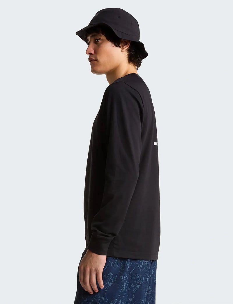 The North Face - M EVOLUTION BOX NSE REGULAR LONG SLEEVE - toppe & t-shirts - tnf black/tnf white - 5
