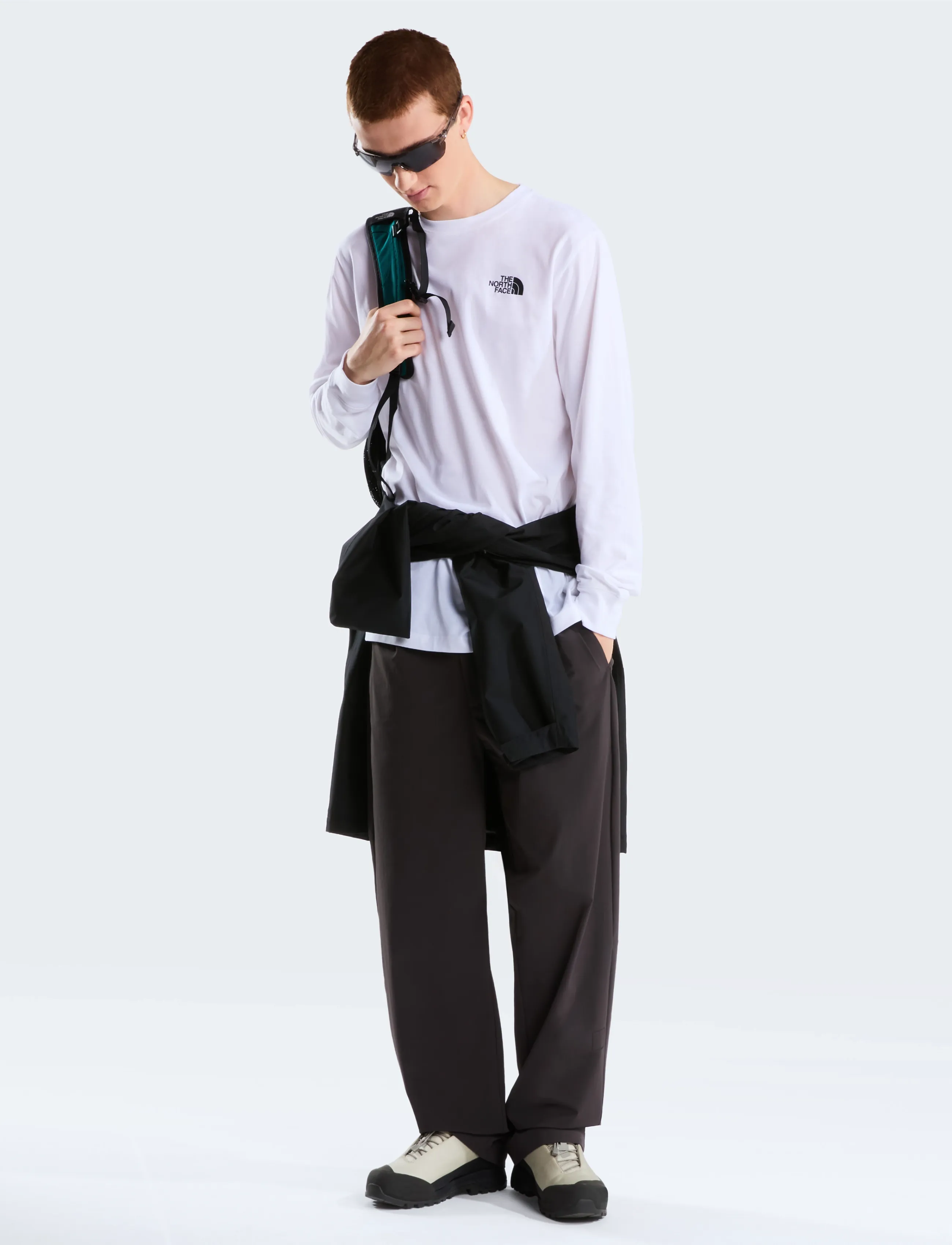 The North Face - M EVOLUTION BOX NSE REGULAR LONG SLEEVE - toppe & t-shirts - tnf white - 4