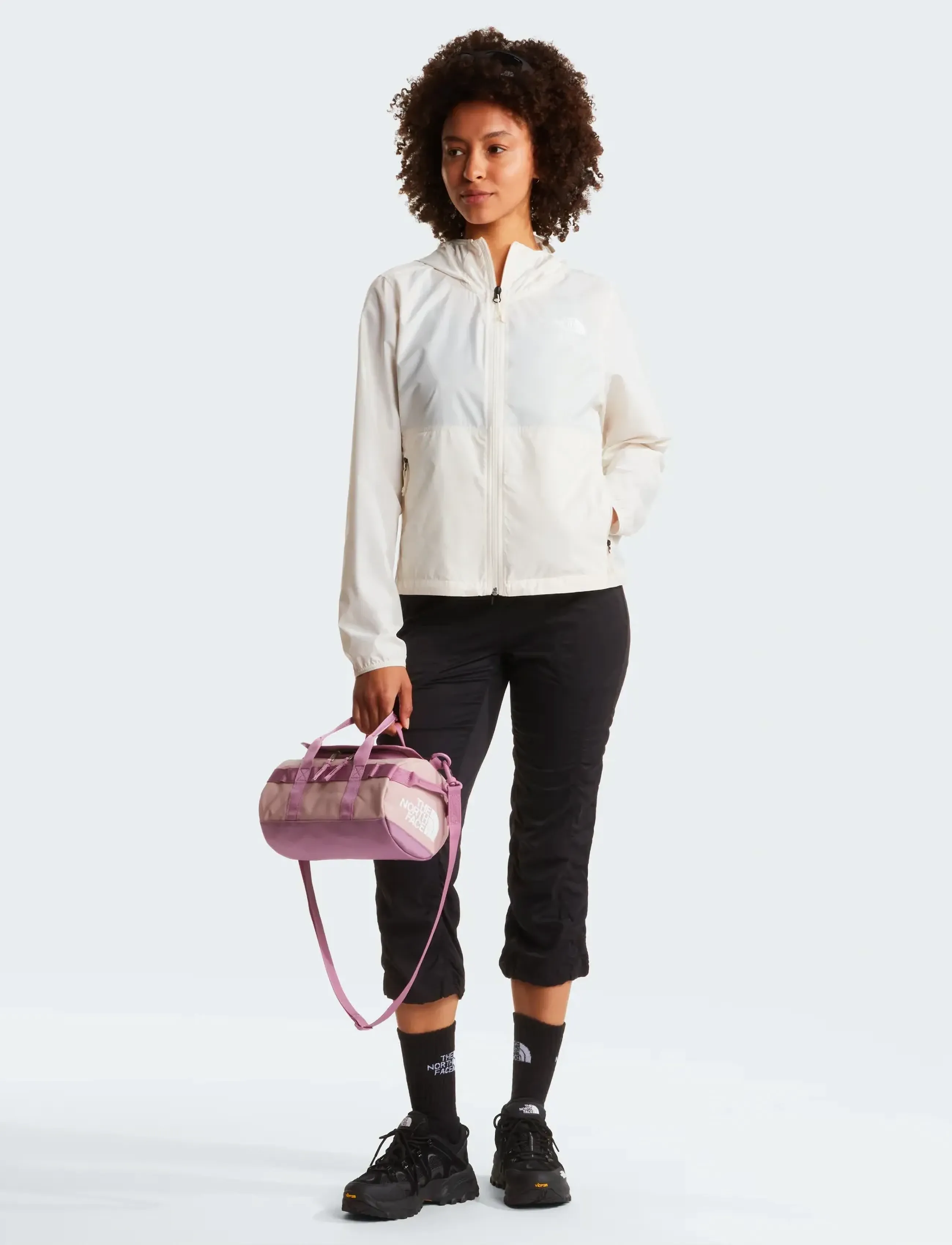 The North Face - W TNF CYCLONE WIND JACKET - friluftsjackor - white - 3