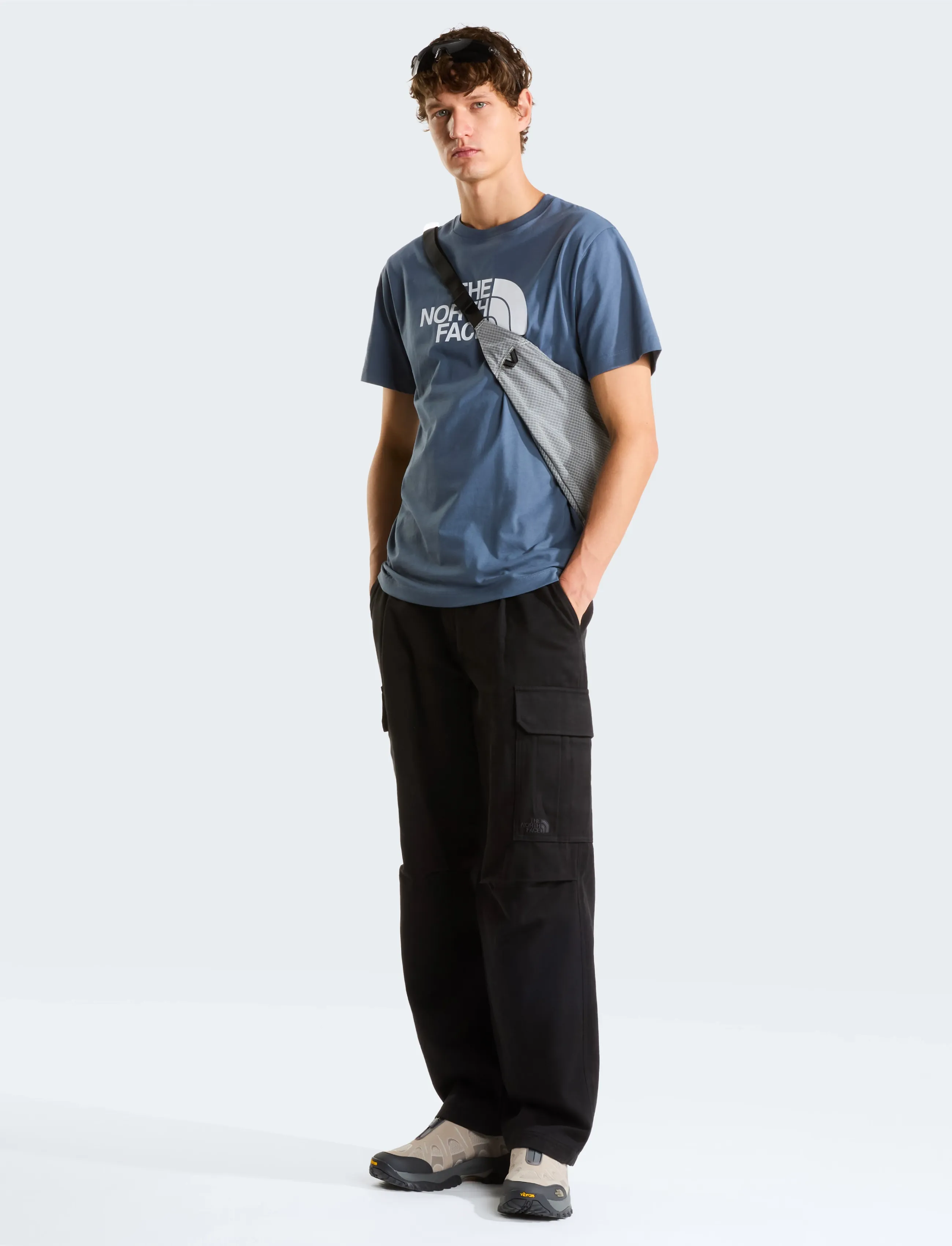The North Face - M EVOLUTION HALF DOME REGULAR SHORT SLEE - oberteile & t-shirts - granite grey - 3