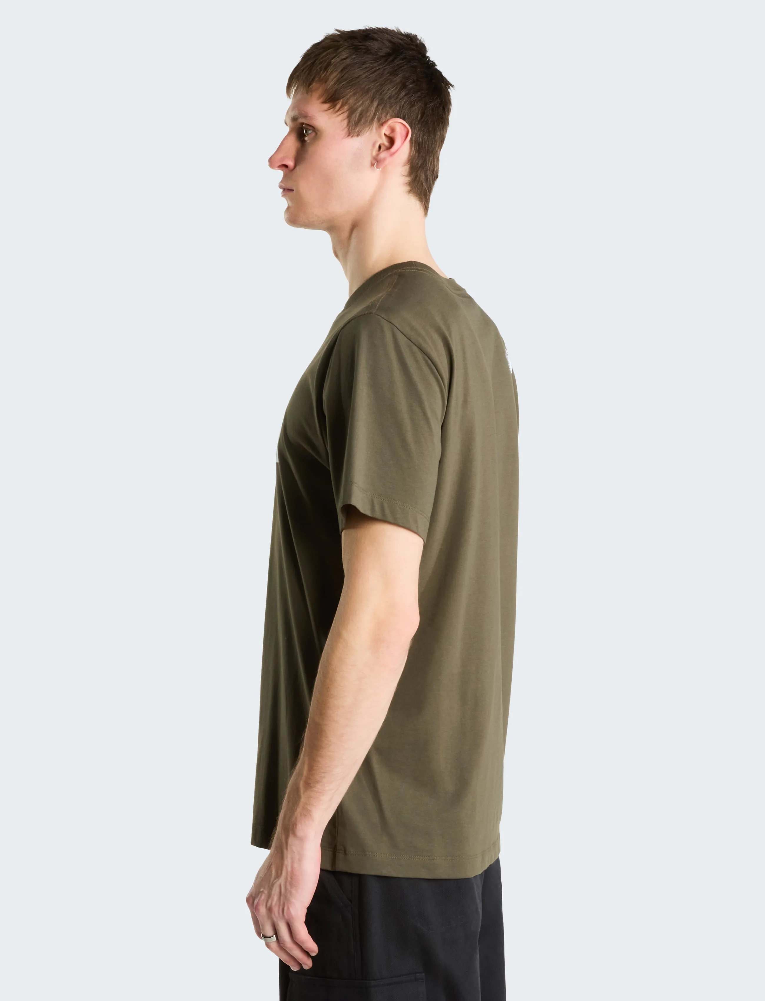 The North Face - M EVOLUTION HALF DOME REGULAR SHORT SLEE - oberteile & t-shirts - new taupe green - 4