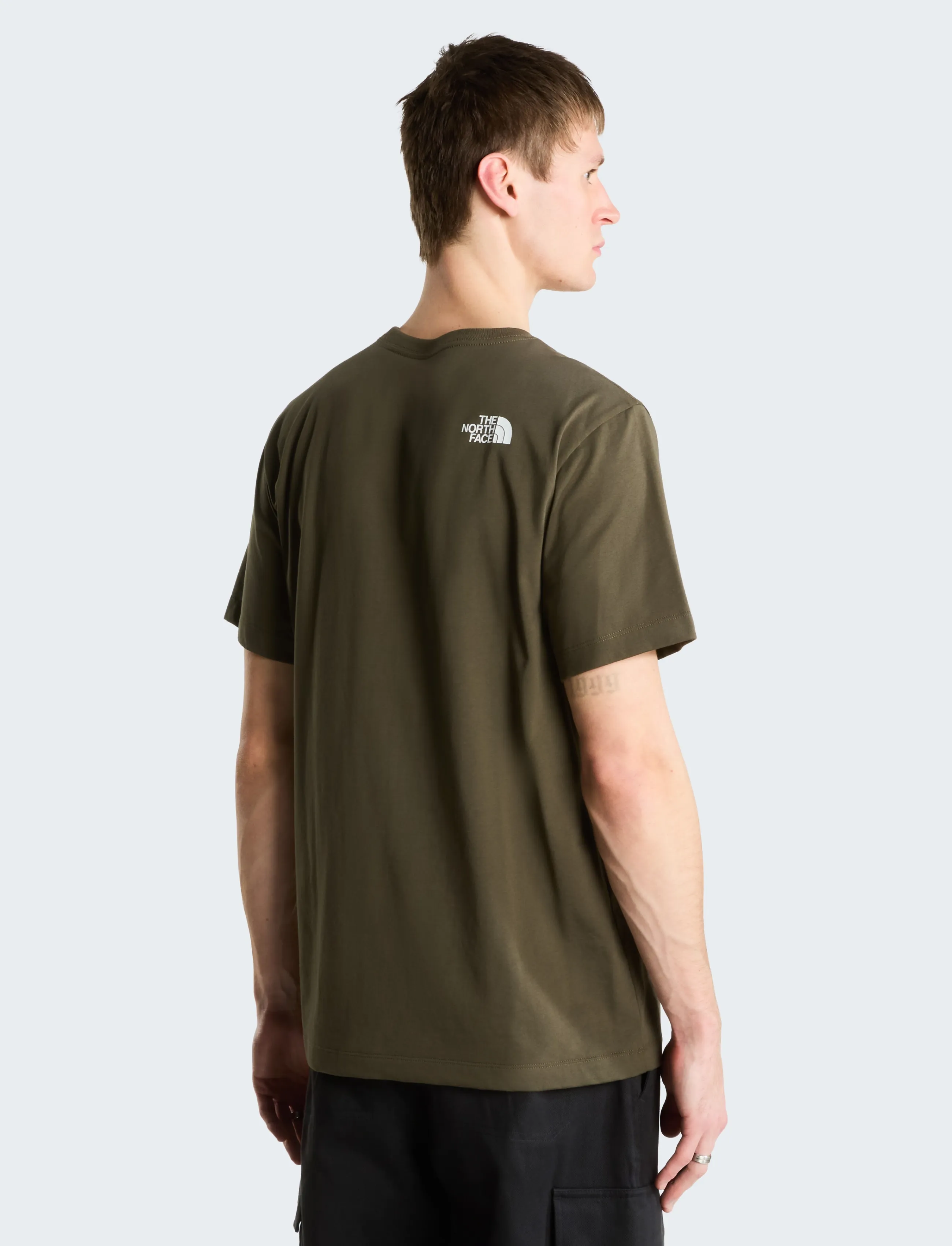 The North Face - M EVOLUTION HALF DOME REGULAR SHORT SLEE - oberteile & t-shirts - new taupe green - 5