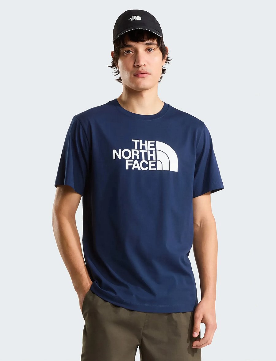 The North Face - M EVOLUTION HALF DOME REGULAR SHORT SLEE - tops & t-shirts - summit navy/tnf white - 0