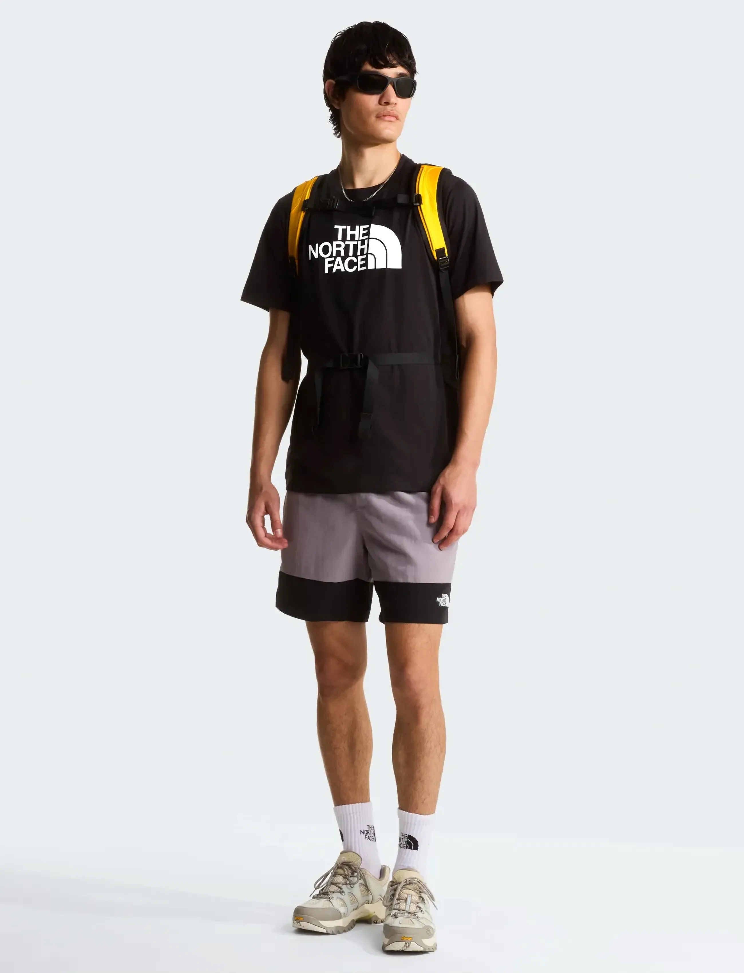The North Face - M EVOLUTION HALF DOME REGULAR SHORT SLEE - oberteile & t-shirts - tnf black/tnf white - 3