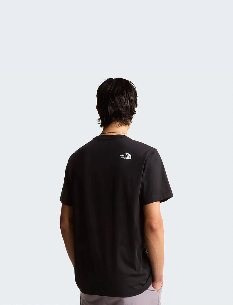 The North Face - M EVOLUTION HALF DOME REGULAR SHORT SLEE - tops & t-shirts - tnf black/tnf white - 5