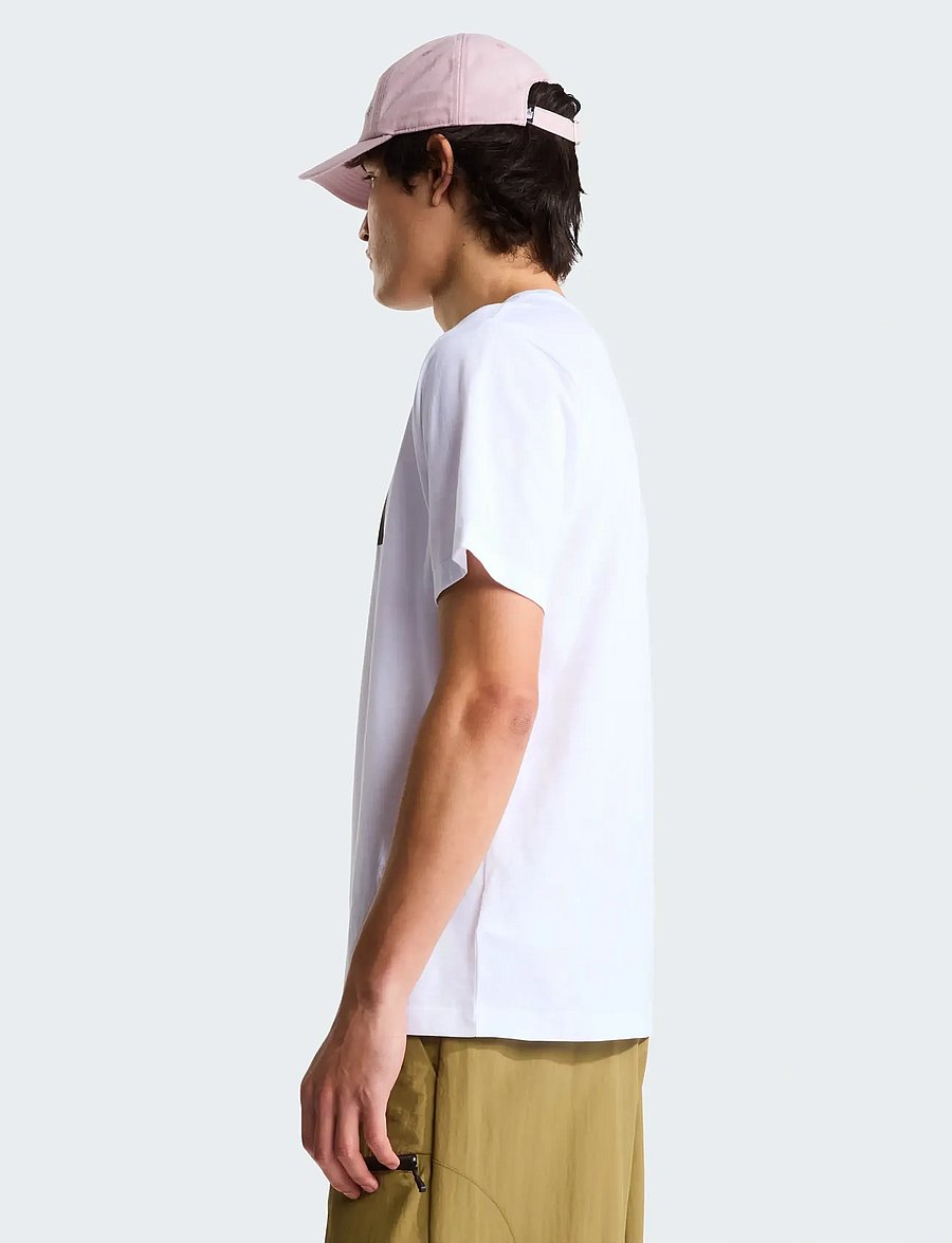 The North Face - M EVOLUTION HALF DOME REGULAR SHORT SLEE - oberteile & t-shirts - tnf white/tnf black - 5