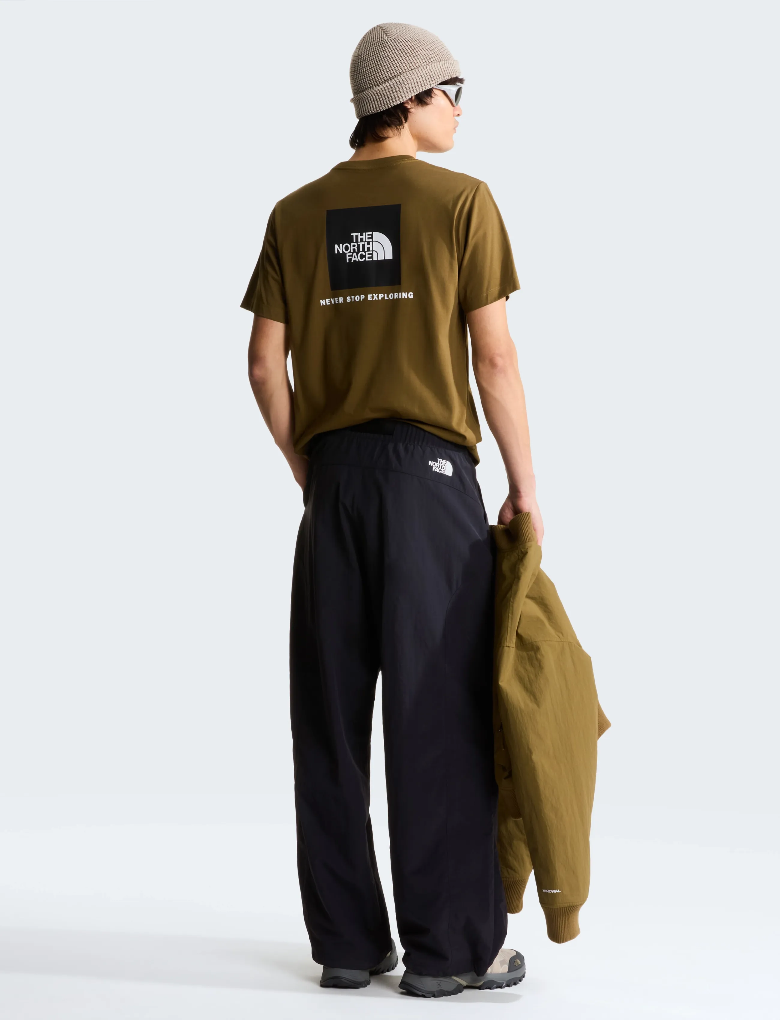 The North Face - M EVOLUTION BOX NSE REGULAR SHORT SLEEVE - oberteile & t-shirts - caraway seed - 3