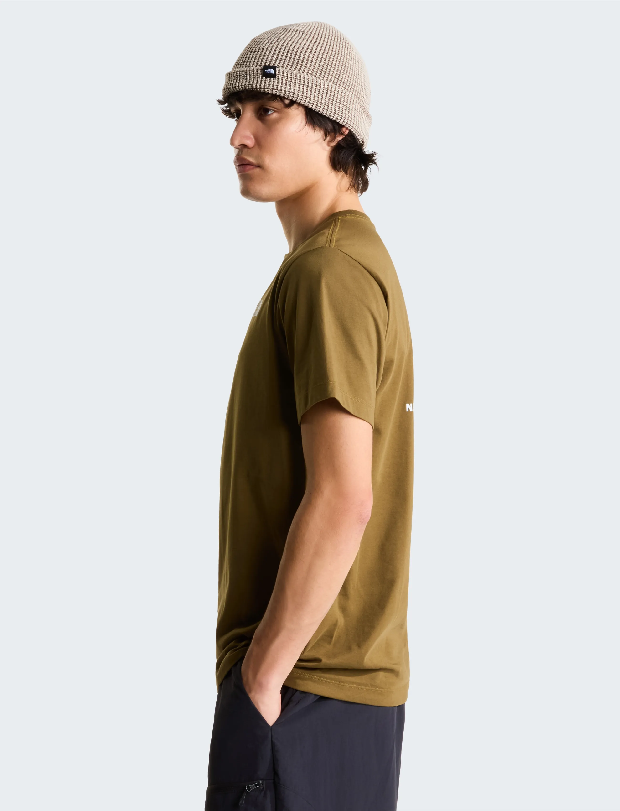 The North Face - M EVOLUTION BOX NSE REGULAR SHORT SLEEVE - oberteile & t-shirts - caraway seed - 5