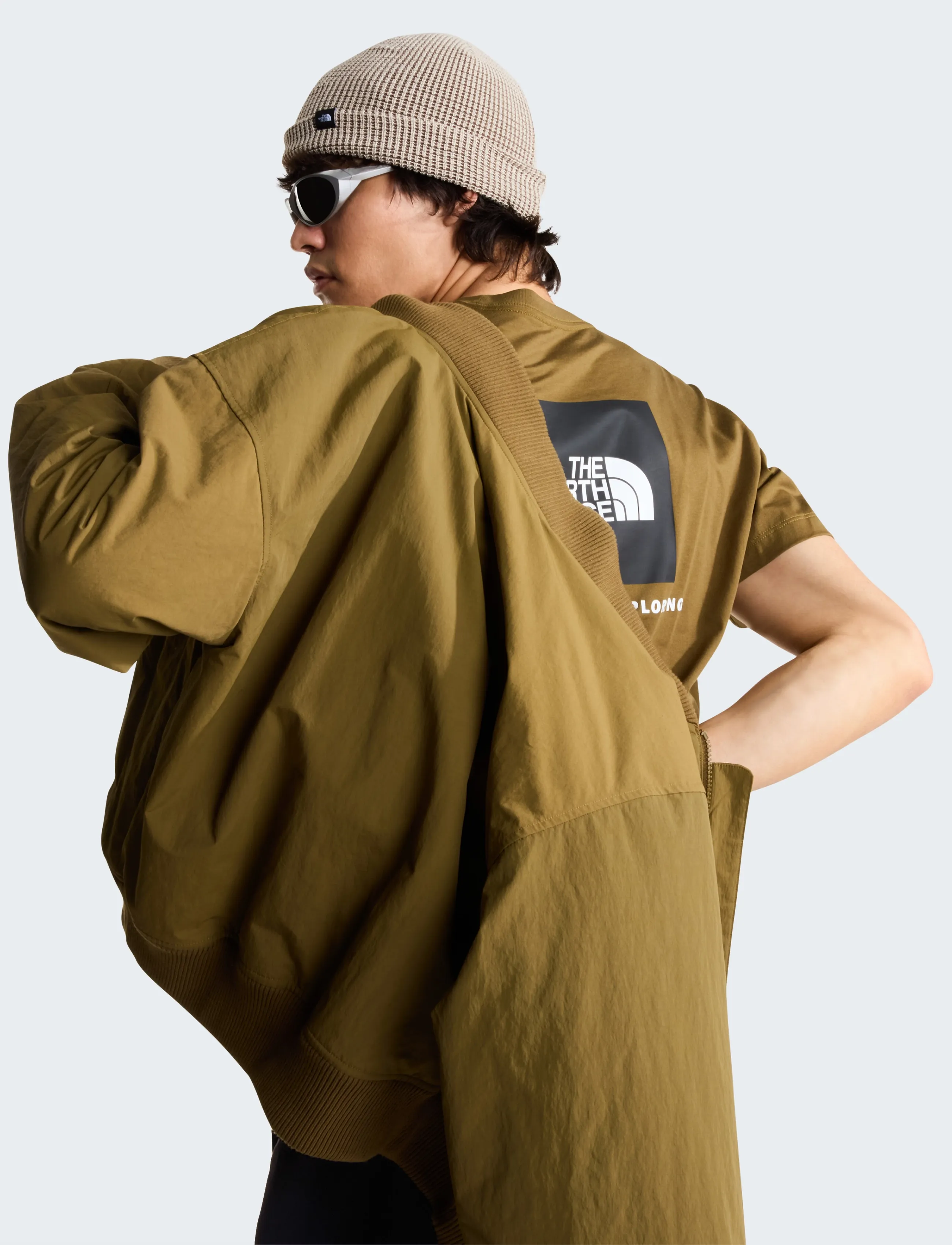 THE NORTH FACE T-shirt 'EVOLUTION BOX NSE' camel / svart herr – bild 8