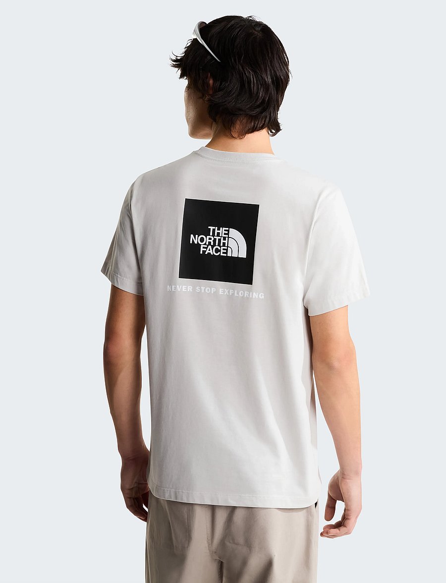 The North Face - M EVOLUTION BOX NSE REGULAR SHORT SLEEVE - oberteile & t-shirts - cumulus cloud - 0