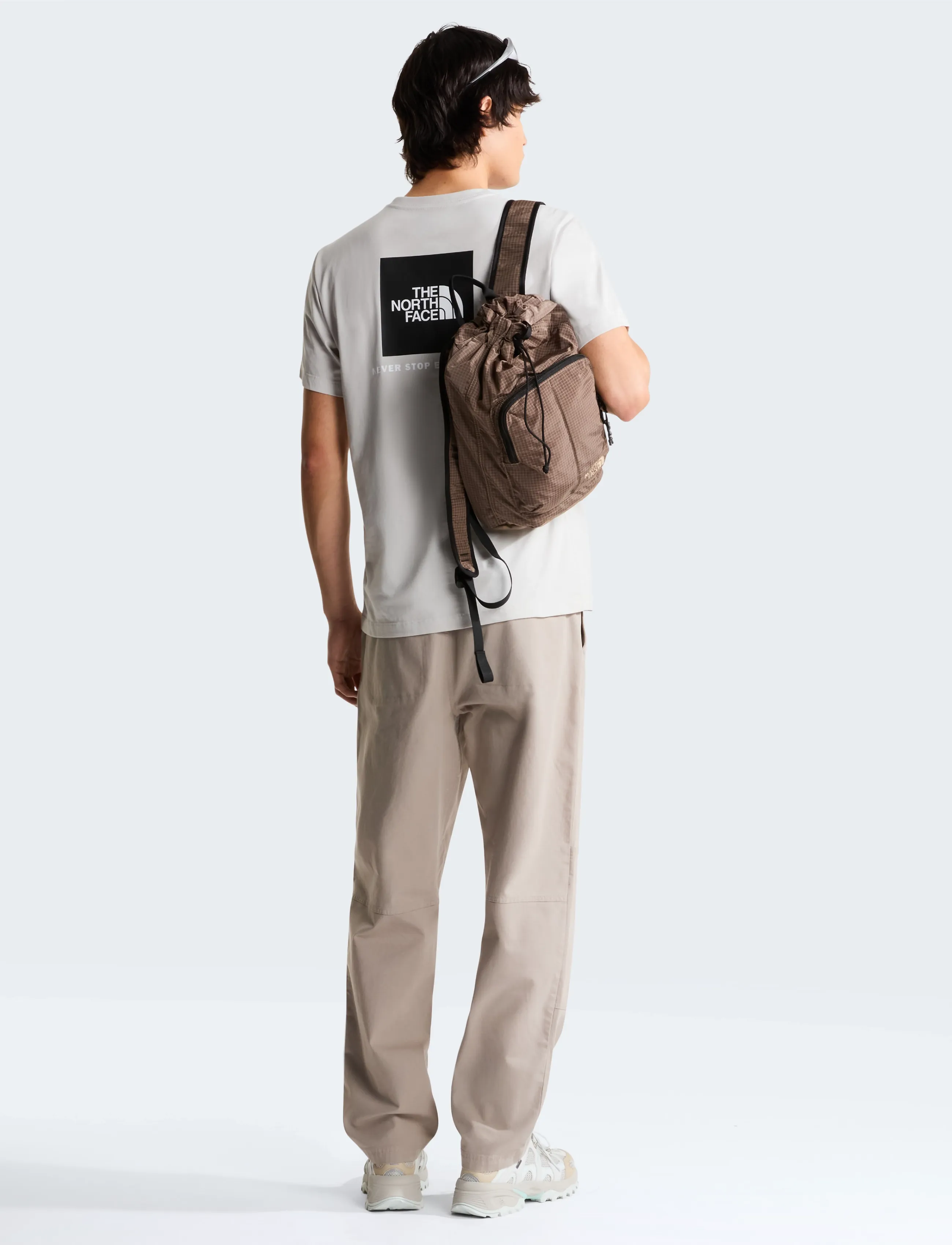 The North Face - M EVOLUTION BOX NSE REGULAR SHORT SLEEVE - oberteile & t-shirts - cumulus cloud - 3
