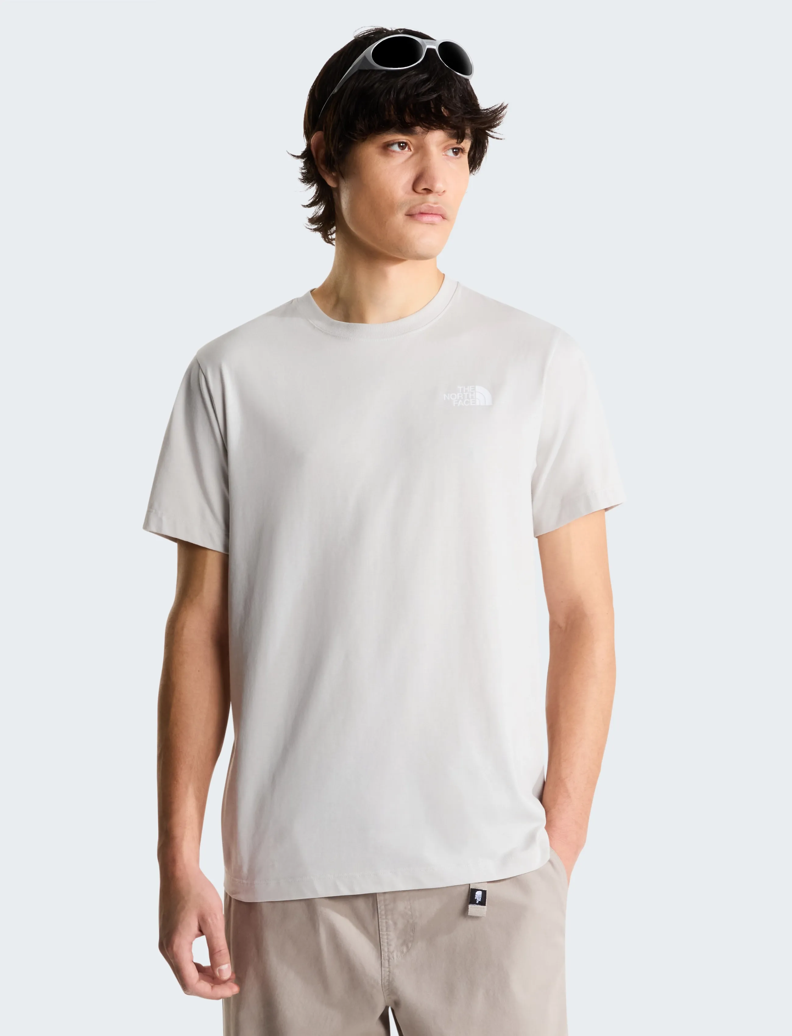 The North Face - M EVOLUTION BOX NSE REGULAR SHORT SLEEVE - oberteile & t-shirts - cumulus cloud - 4