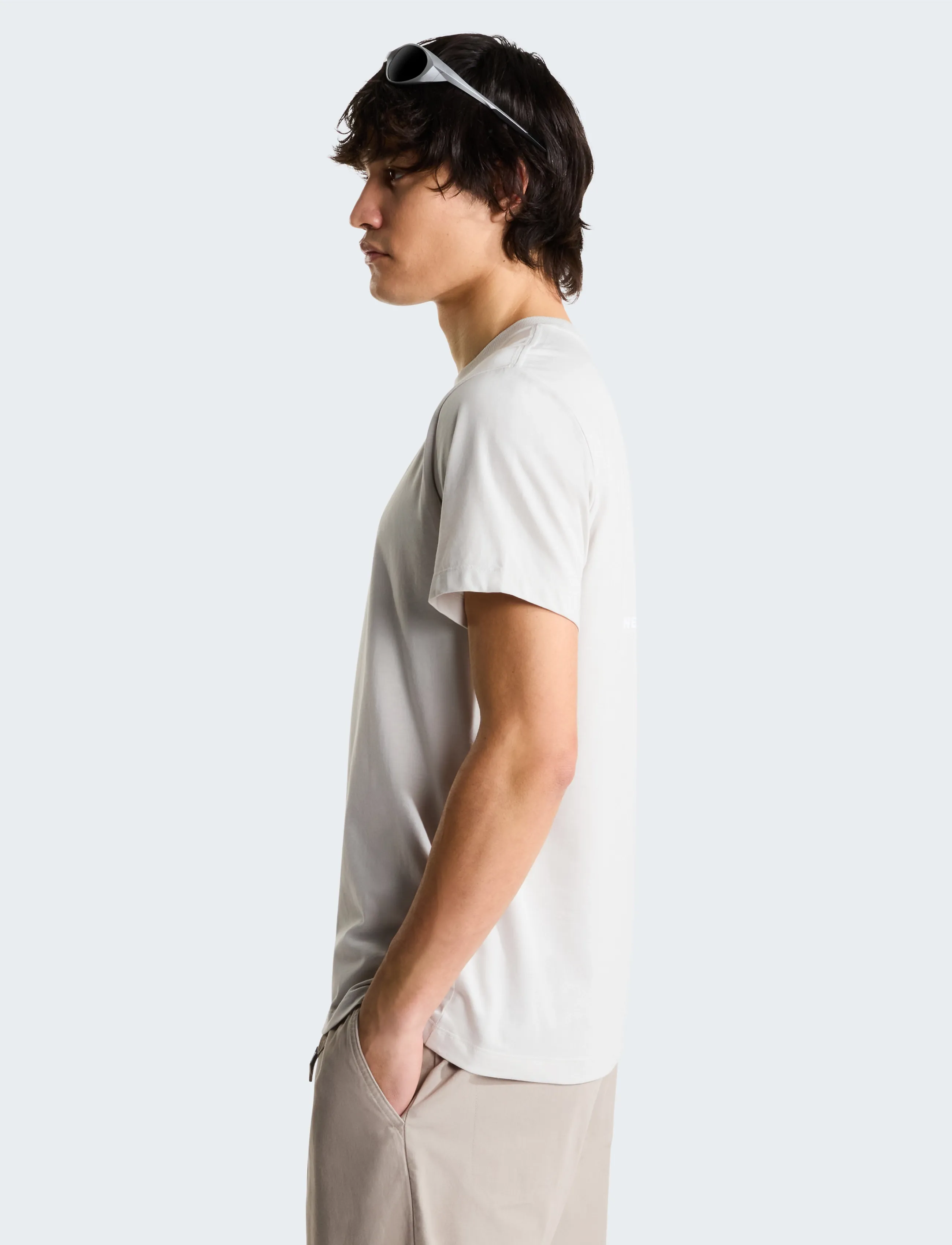The North Face - M EVOLUTION BOX NSE REGULAR SHORT SLEEVE - oberteile & t-shirts - cumulus cloud - 5