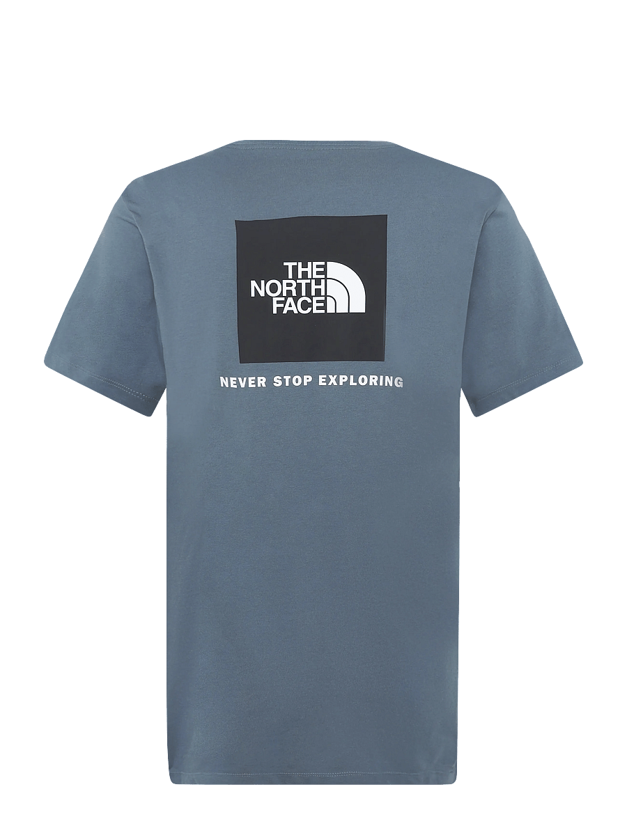 The North Face - M EVOLUTION BOX NSE REGULAR SHORT SLEEVE - tops & t-shirts - granite grey - 2