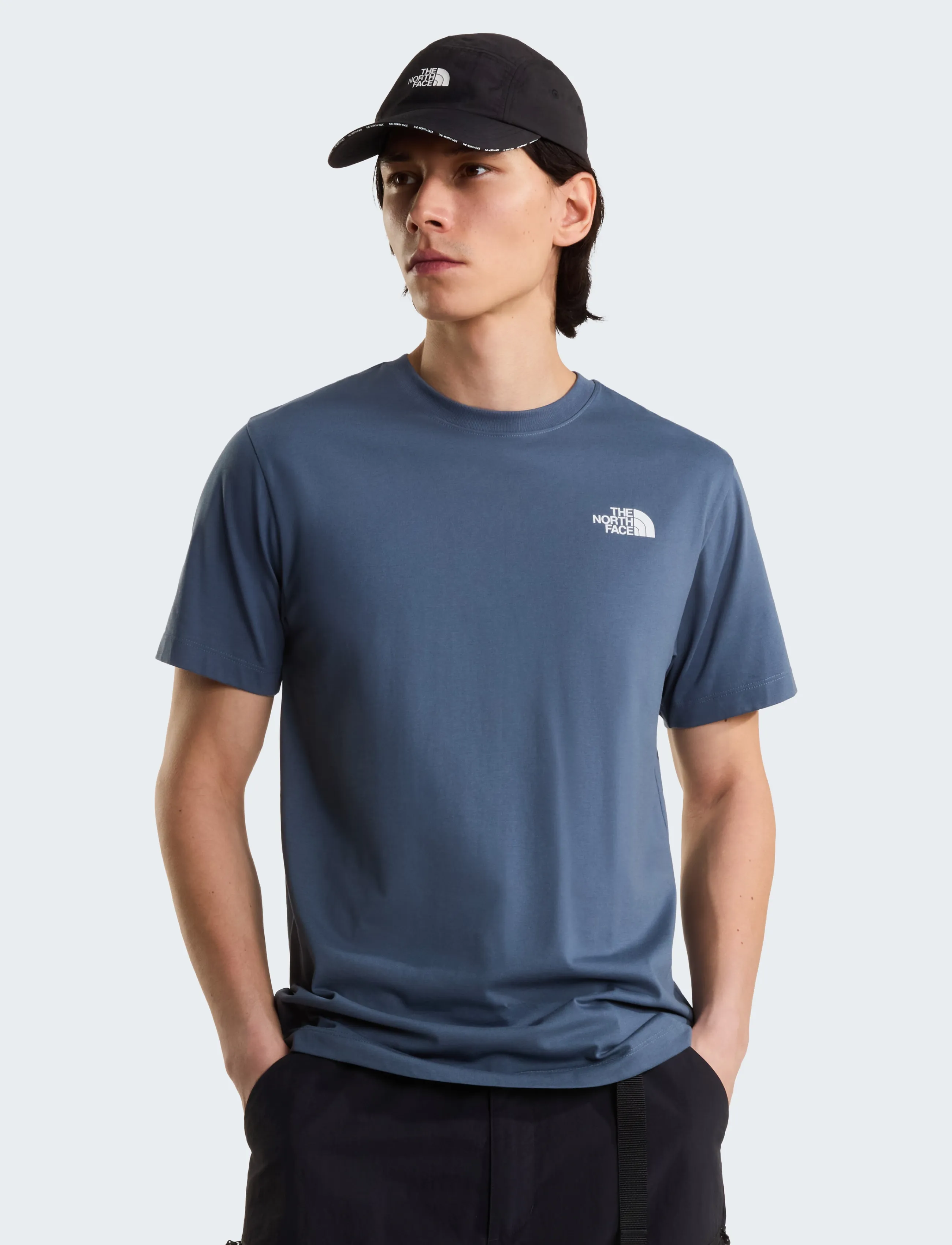 The North Face - M EVOLUTION BOX NSE REGULAR SHORT SLEEVE - t-shirts - granite grey - 3