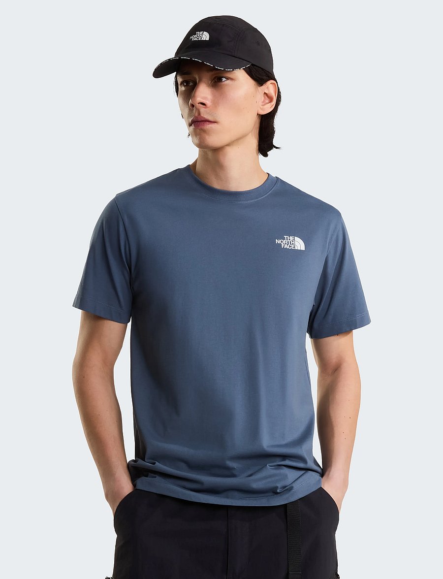 The North Face - M EVOLUTION BOX NSE REGULAR SHORT SLEEVE - tops & t-shirts - granite grey - 3