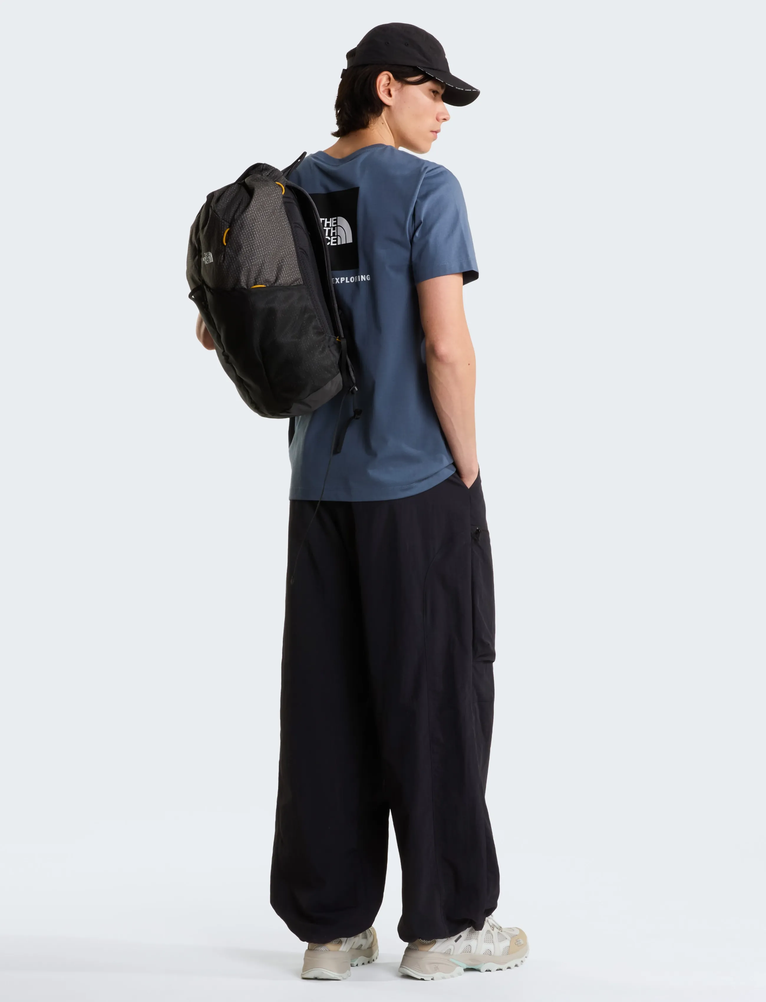 The North Face - M EVOLUTION BOX NSE REGULAR SHORT SLEEVE - t-shirts - granite grey - 4