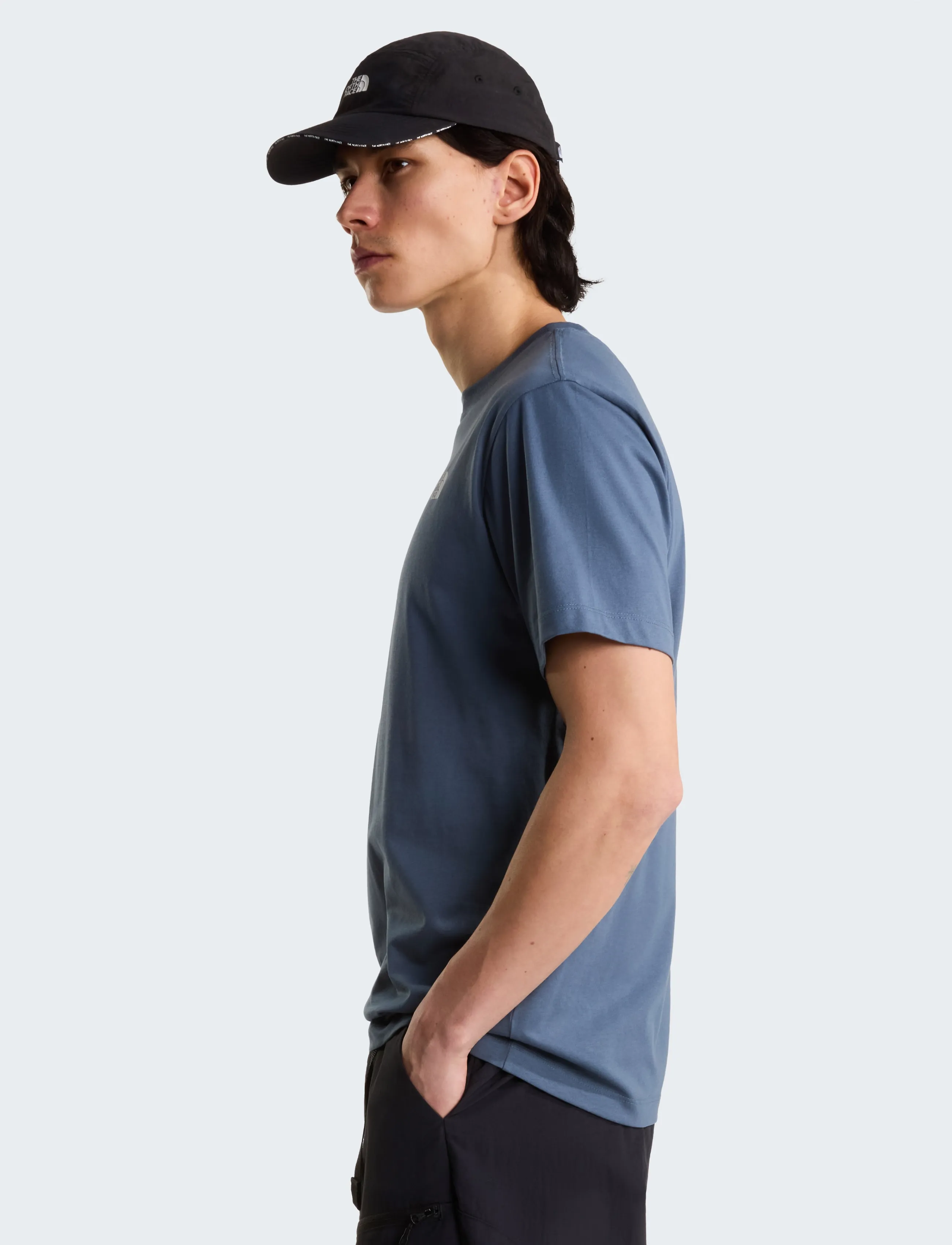 The North Face - M EVOLUTION BOX NSE REGULAR SHORT SLEEVE - t-shirts - granite grey - 5