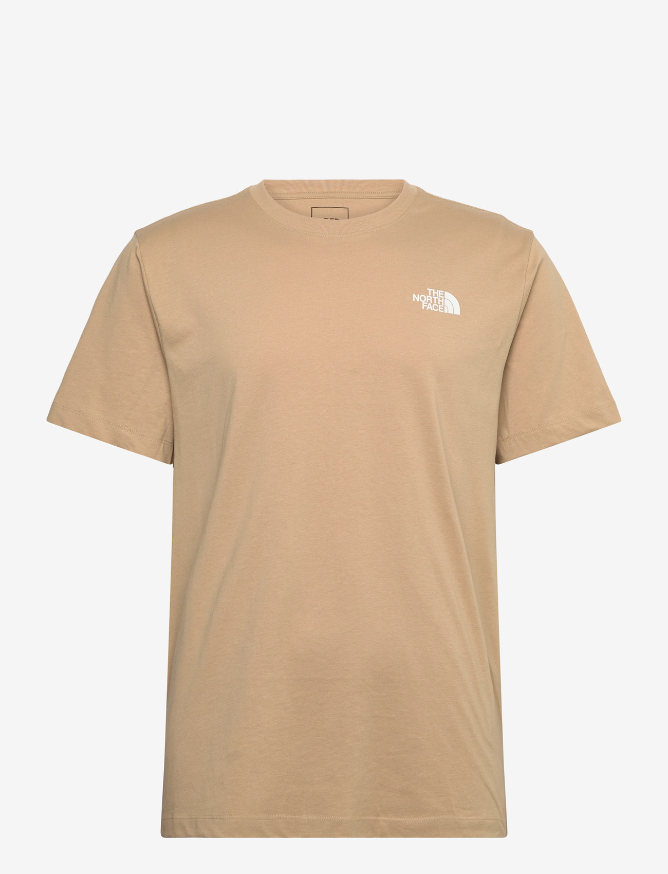 The North Face - M EVOLUTION BOX NSE REGULAR SHORT SLEEVE - t-shirts - khaki stone - 1
