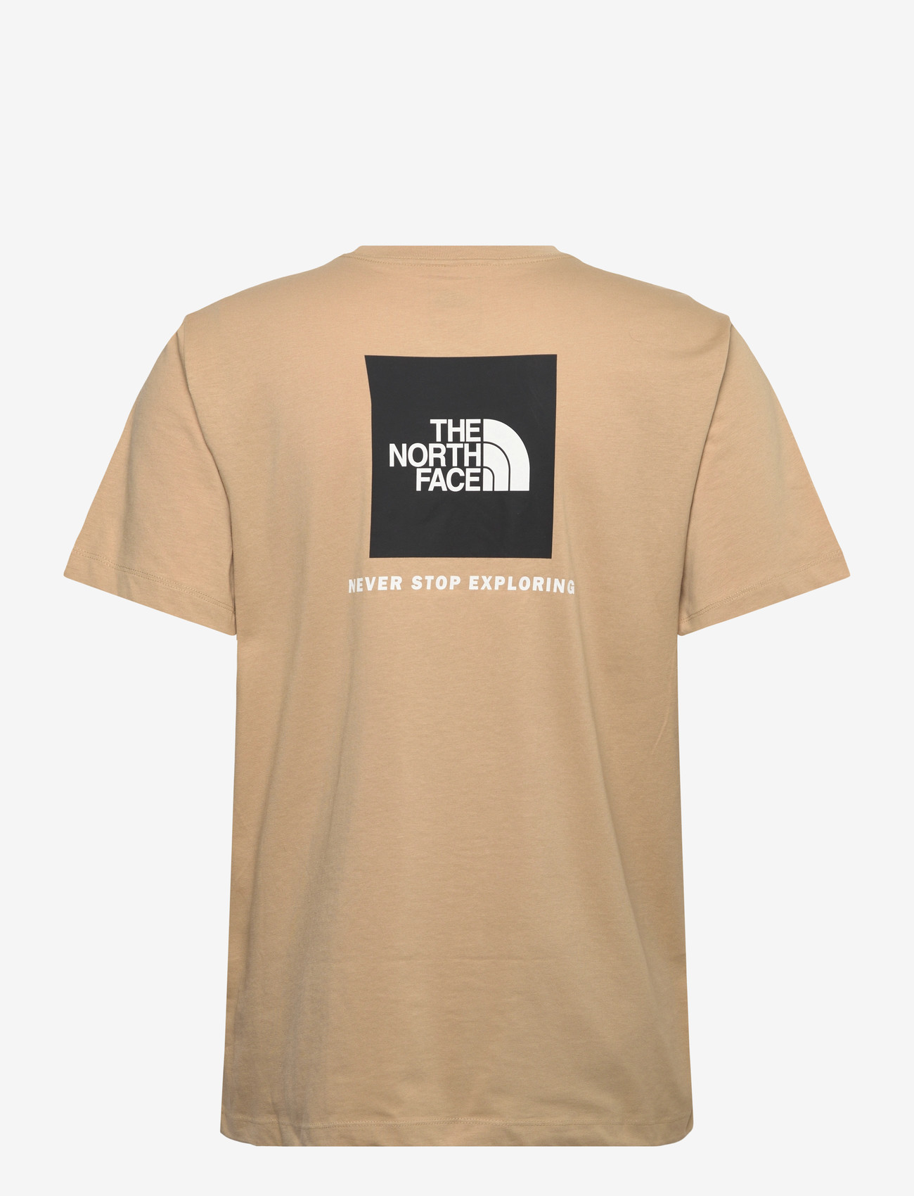 The North Face - M EVOLUTION BOX NSE REGULAR SHORT SLEEVE - t-shirts - khaki stone - 2