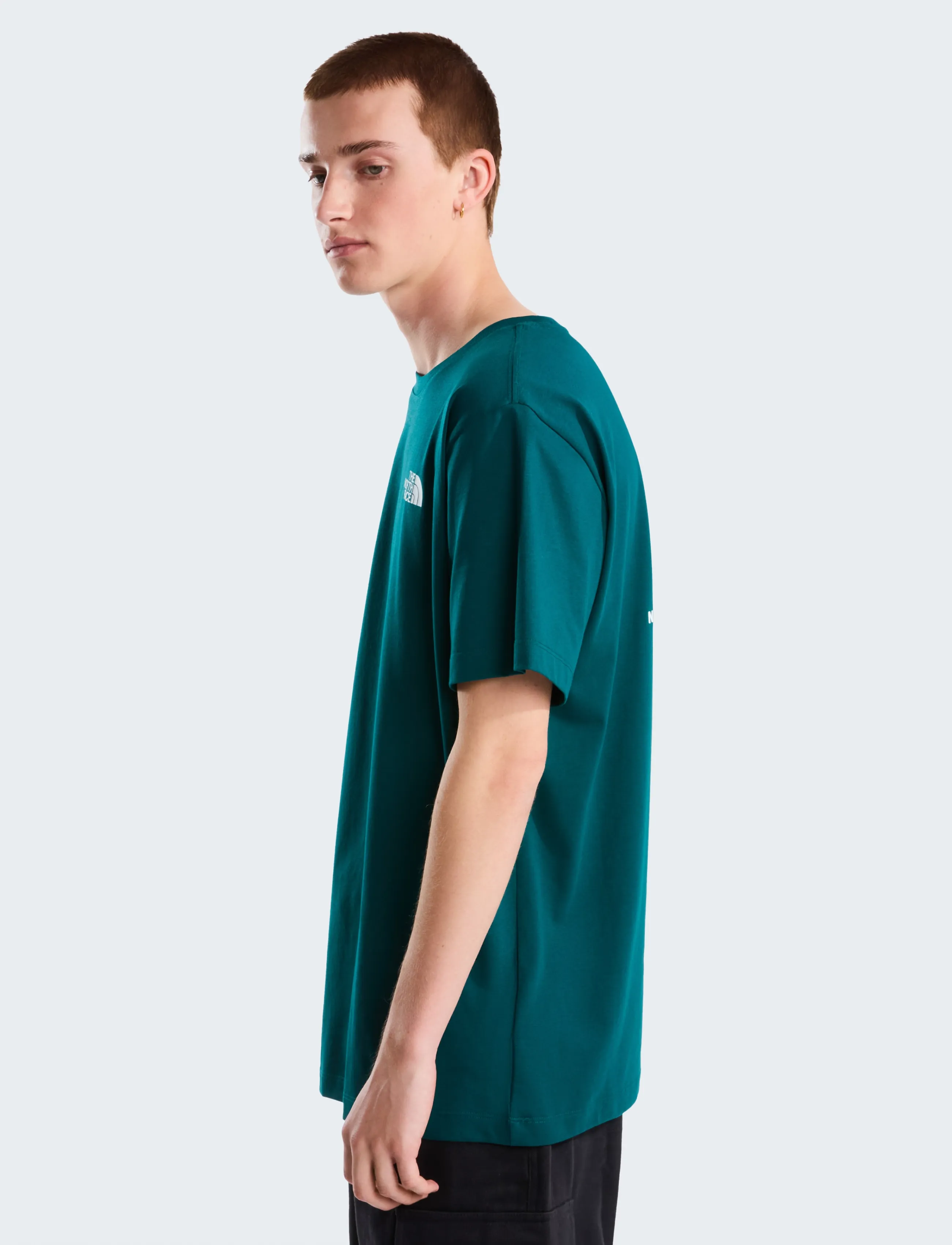 The North Face - M EVOLUTION BOX NSE REGULAR SHORT SLEEVE - t-shirts - pacific teal - 5