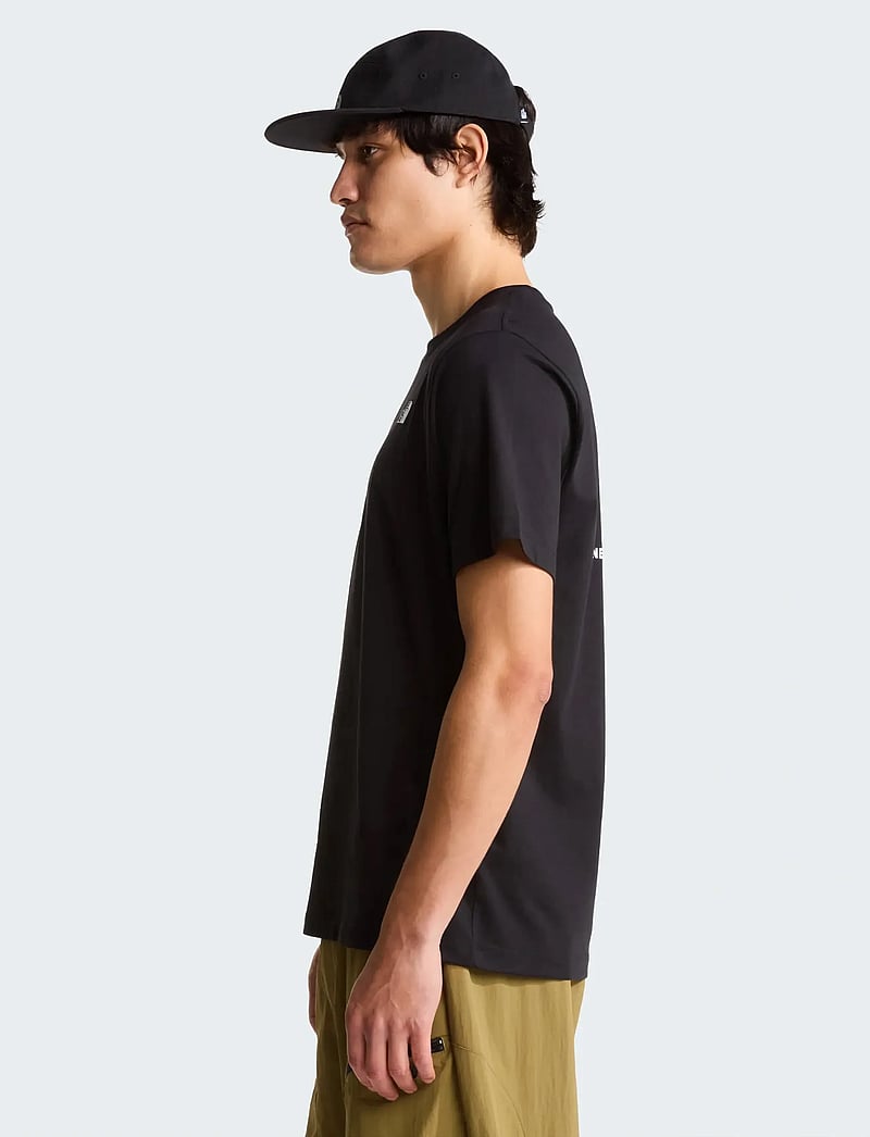 The North Face - M EVOLUTION BOX NSE REGULAR SHORT SLEEVE - alussärgid ja t-särgid - tnf black/tnf white - 5
