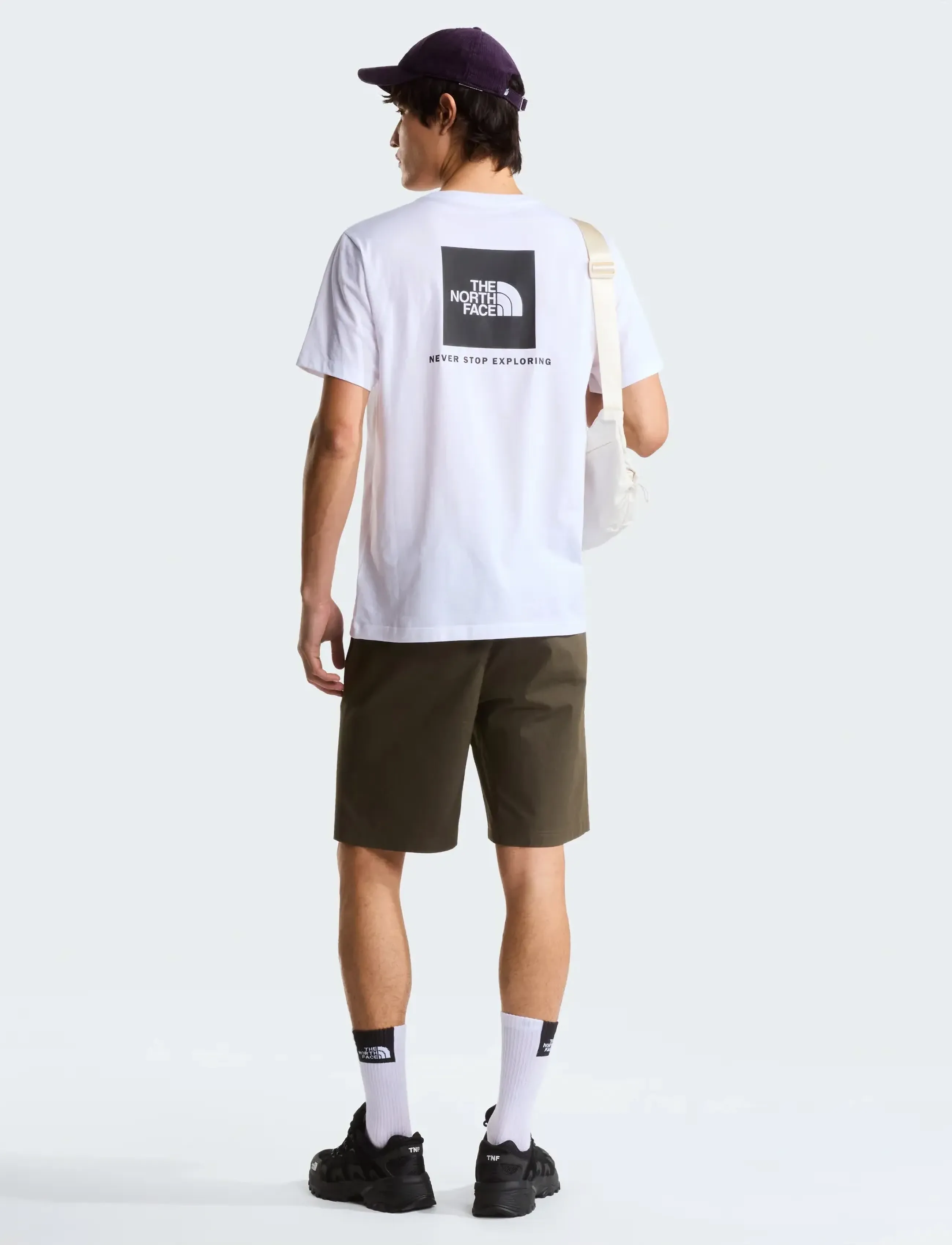 The North Face - M EVOLUTION BOX NSE REGULAR SHORT SLEEVE - oberteile & t-shirts - tnf white - 4