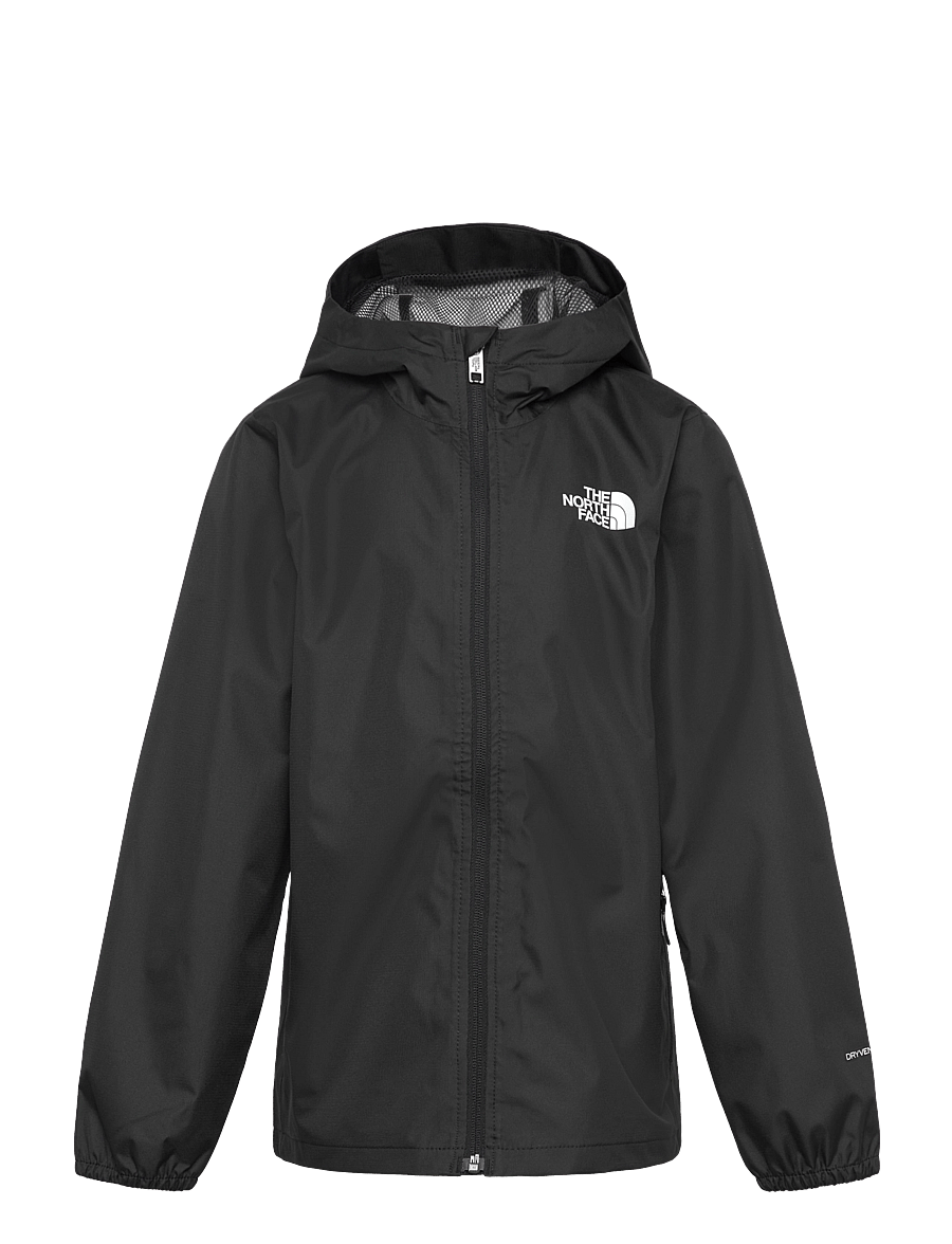 The North Face - TEEN ZIPLINE RAIN JACKET - shell & rain jackets - black - 0