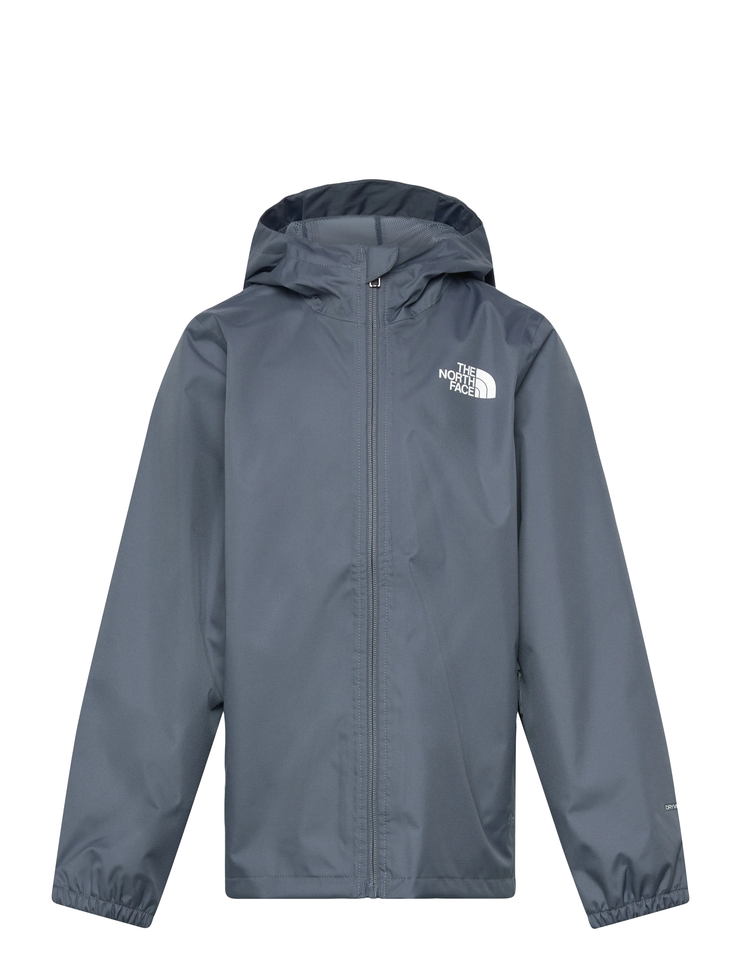 The North Face TEEN ZIPLINE RAIN JACKET - Jackets - GRANITE GREY / grey