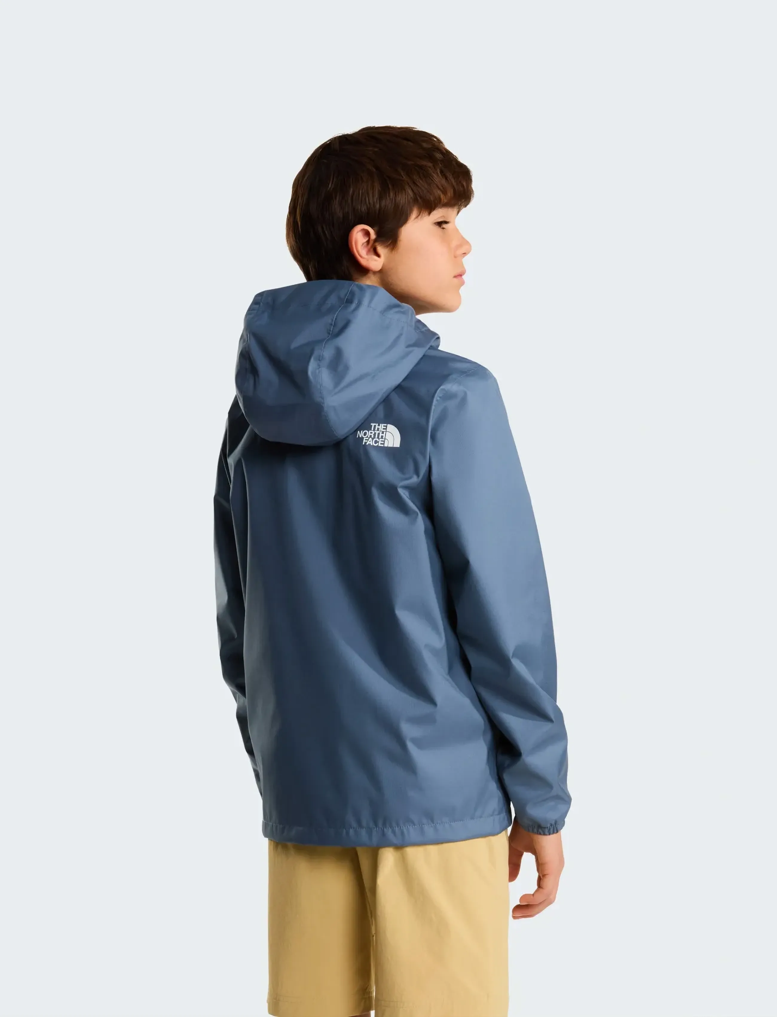 The North Face - TEEN ZIPLINE RAIN JACKET - shell- & regnjakker - granite grey - 5