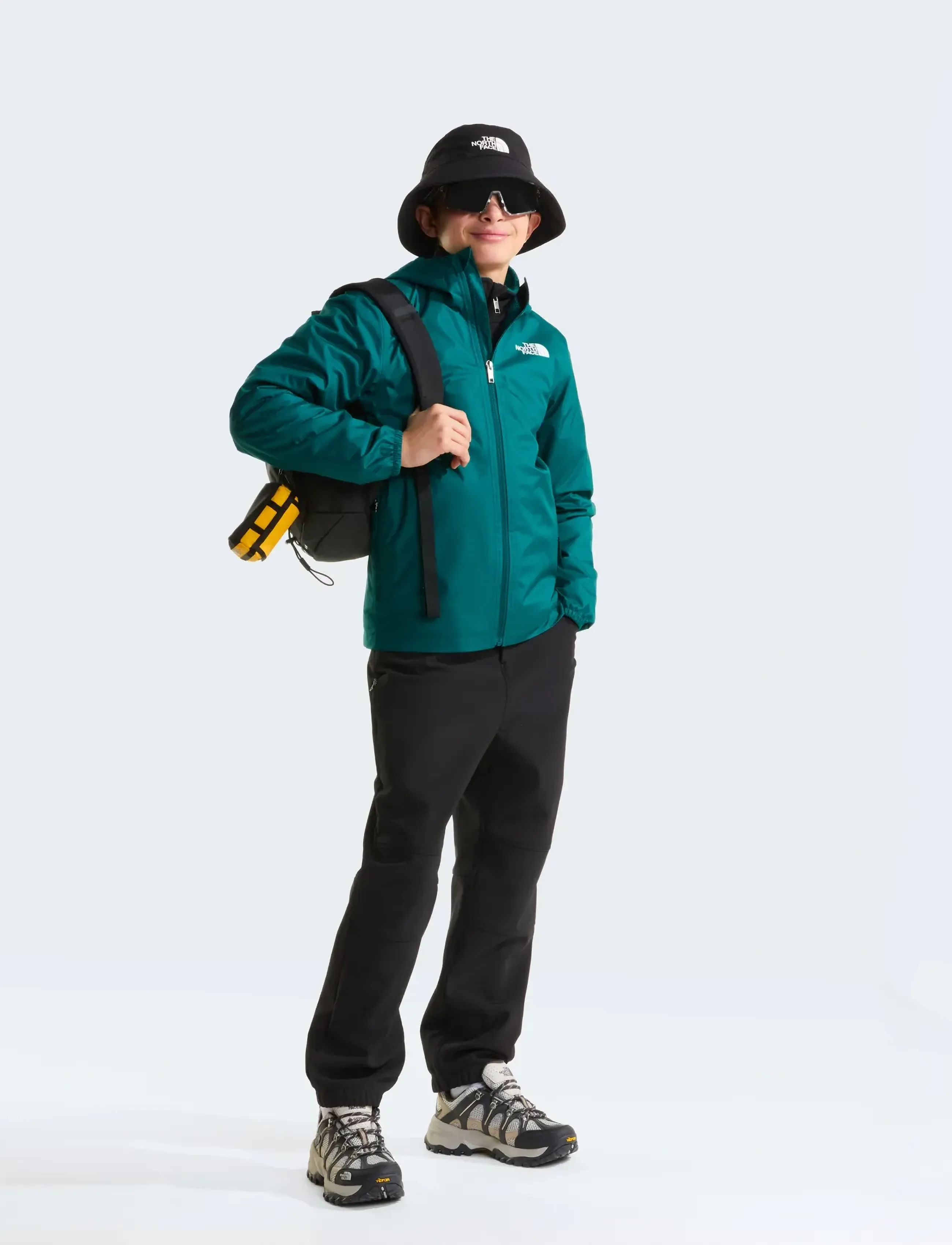The North Face - TEEN ZIPLINE RAIN JACKET - rain coats - pacific teal - 3