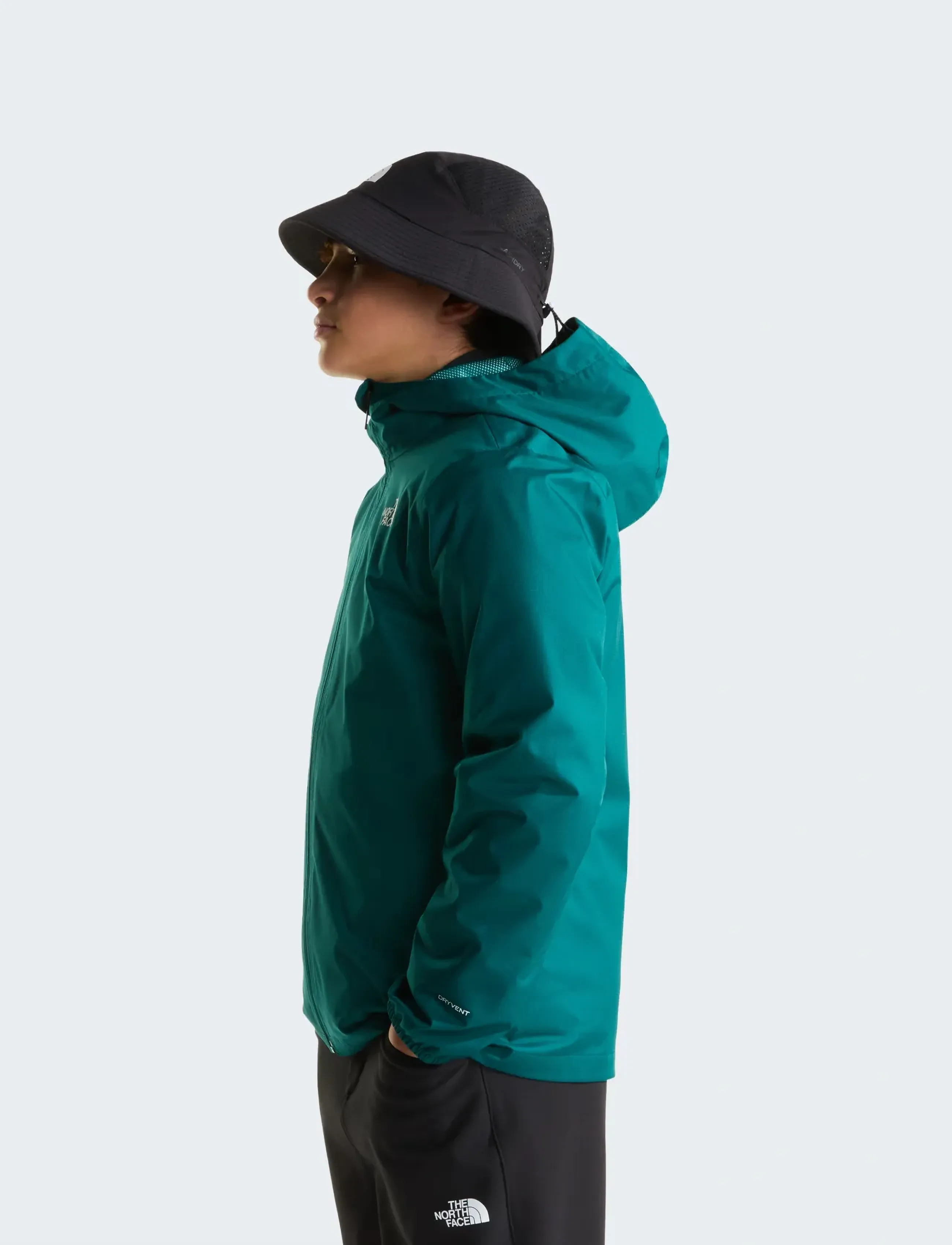 The North Face - TEEN ZIPLINE RAIN JACKET - rain coats - pacific teal - 5