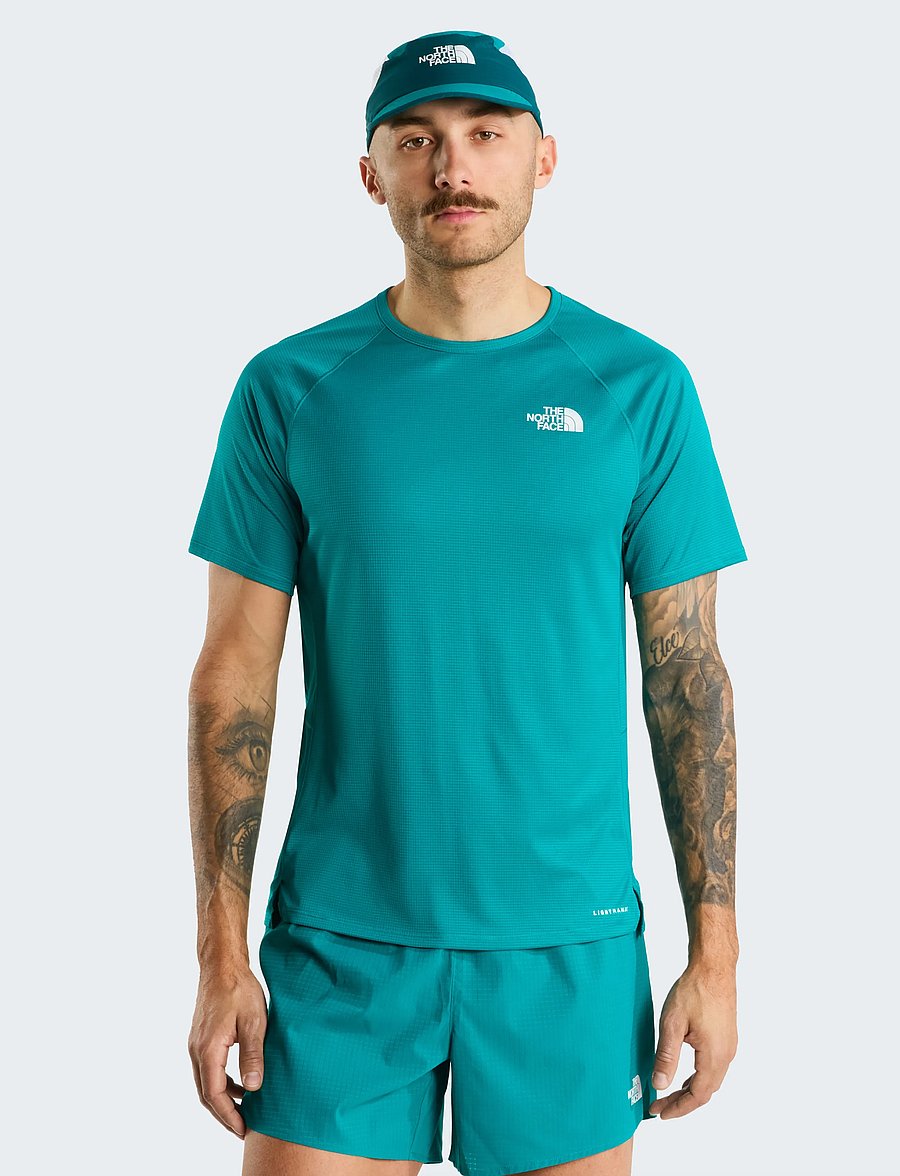 The North Face - M SUNRISER SS - t-shirts - restorative teal - 0